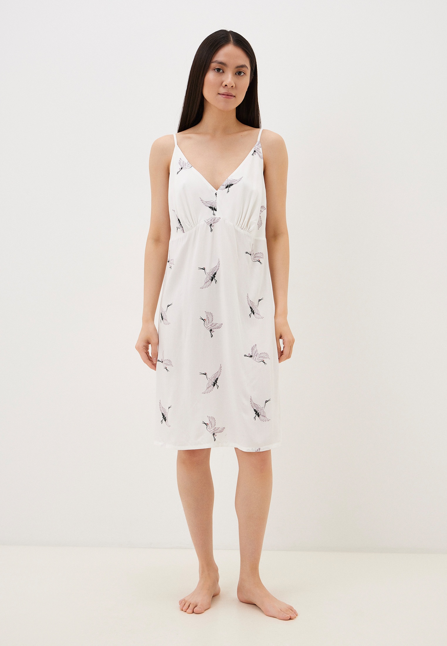 Ночная сорочка Esfir ESF-220055/бел.журав-L