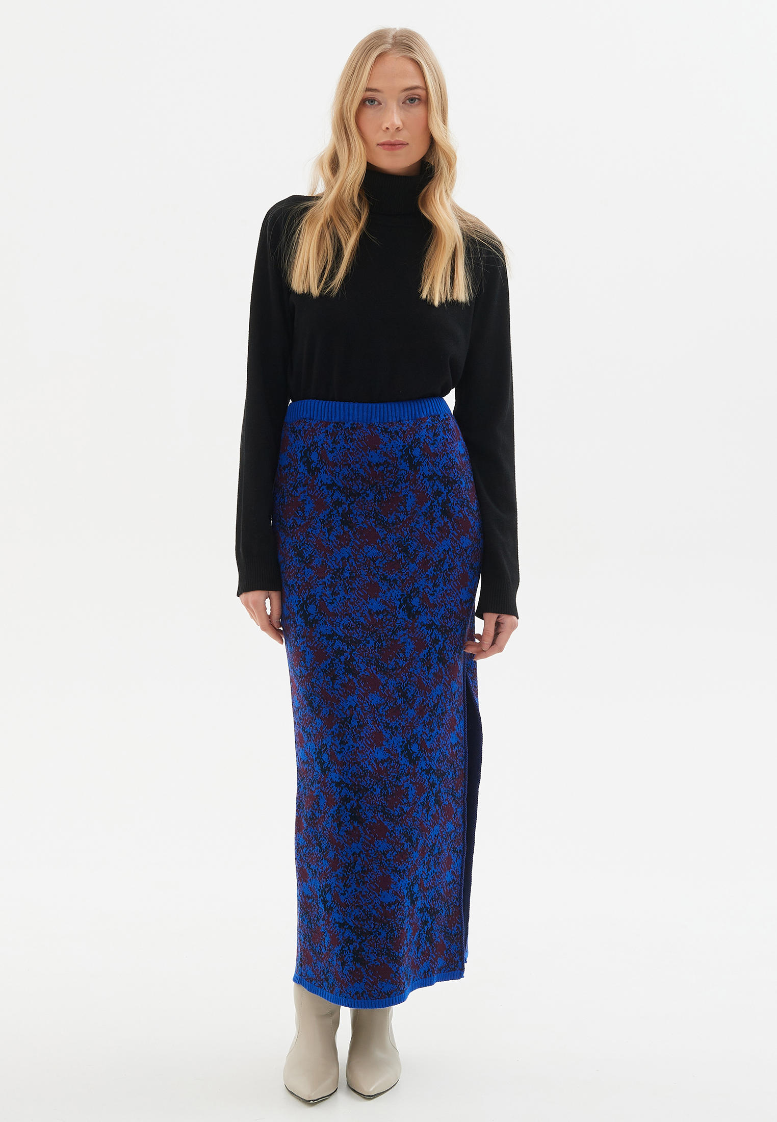 Прямая юбка Mavin л1432 т. синий 44-46/164