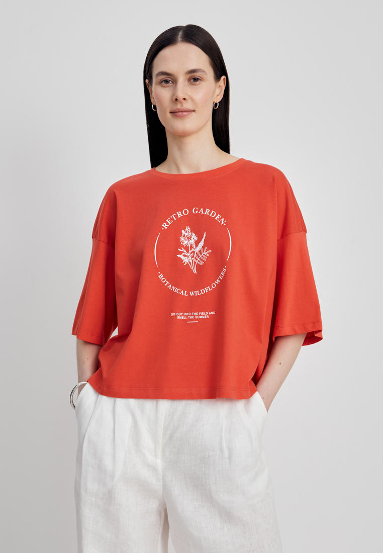 Футболка с коротким рукавом FiNN FLARE FSD110151-5P-335-XS