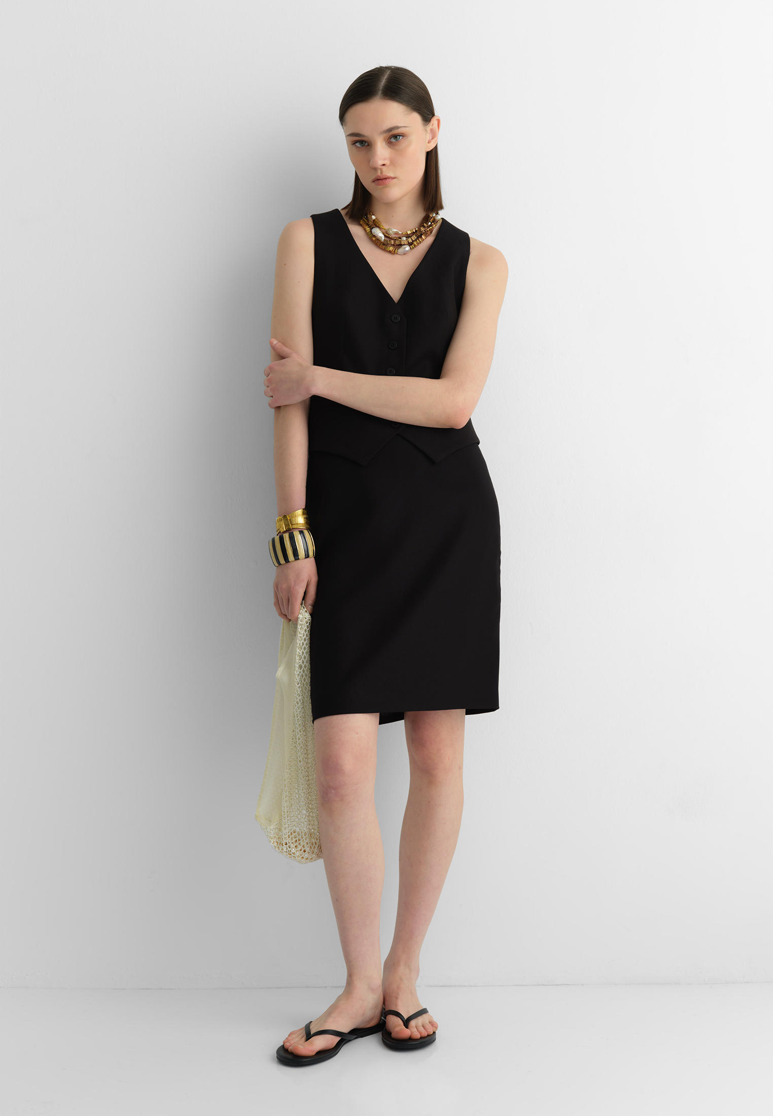 Прямая юбка Laroom fw25-2457-1