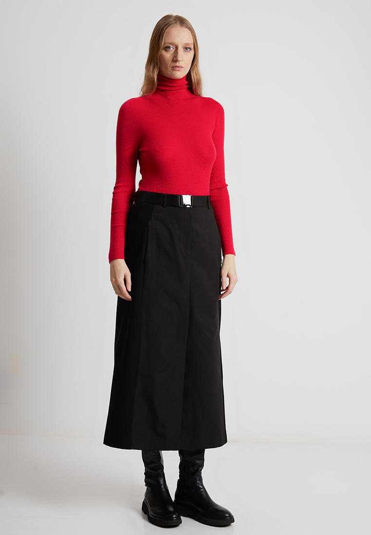 Прямая юбка Vassa Code VP247004-черный-XS