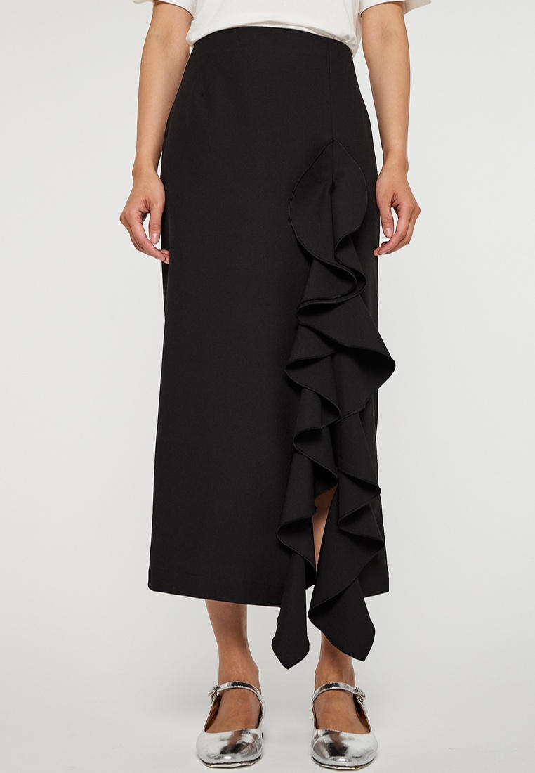 Прямая юбка СелфиDress 01-16BLK-S