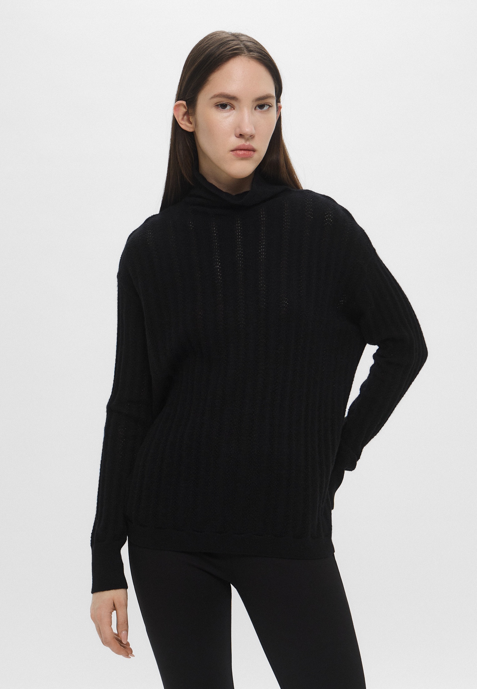 Водолазка MAX & MOI 184308-черный-XS