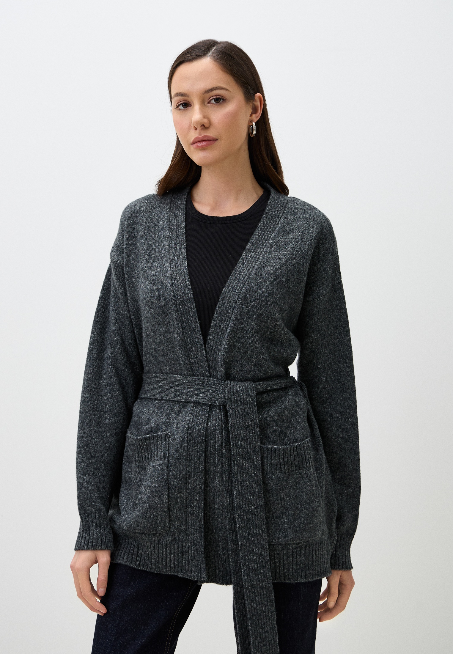 Кардиган VERA MONI BD5791_темно-серый_S
