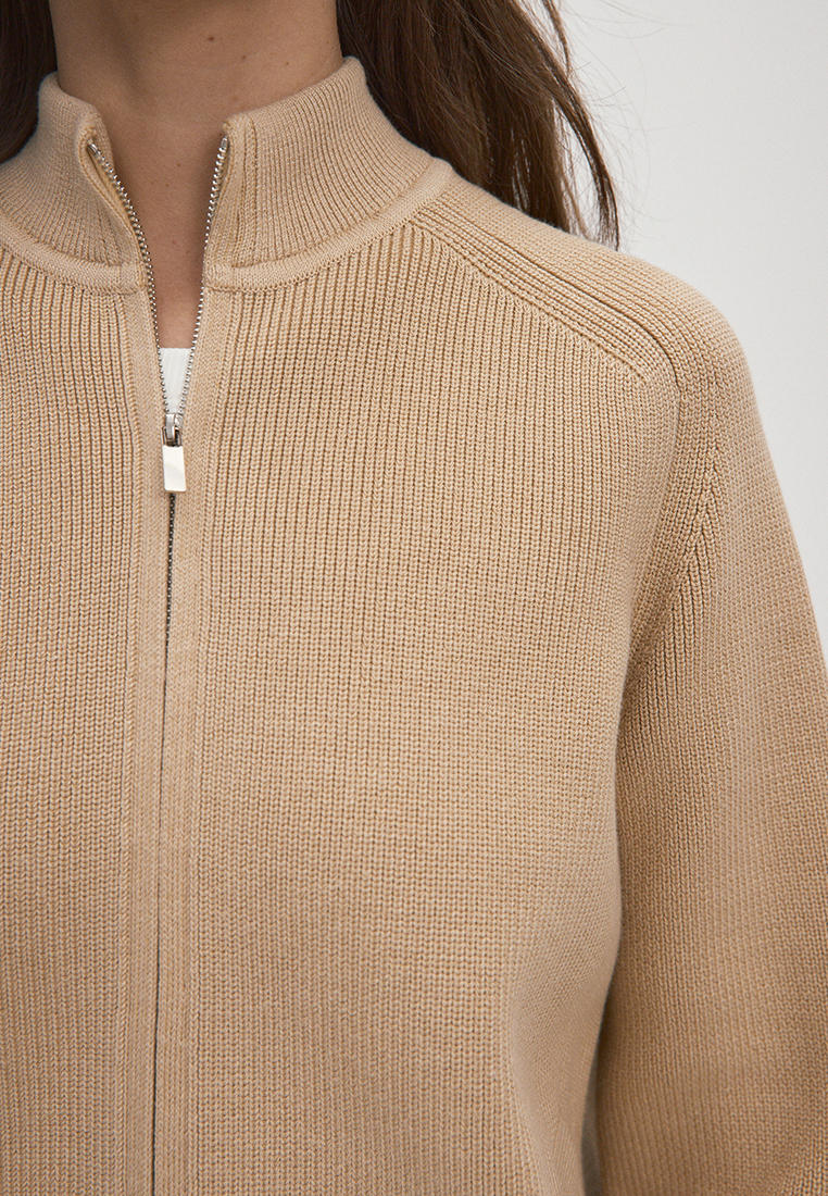 Кардиган 99Colorspace Денвер_джемпер (бомбер)/песочный,40-42