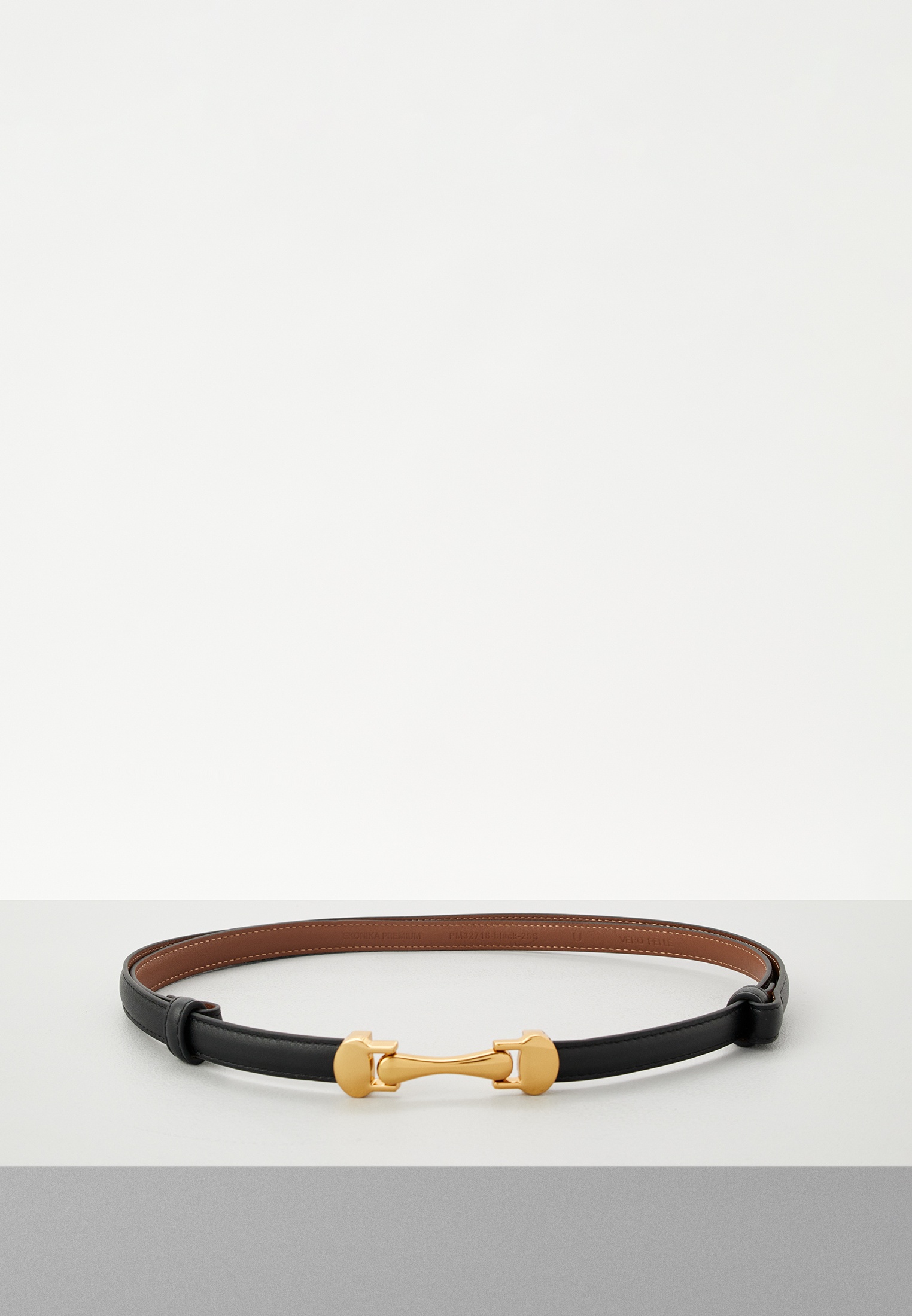 Ремень Ekonika Premium PM32716-black-25S-ЕДИНЫЙ