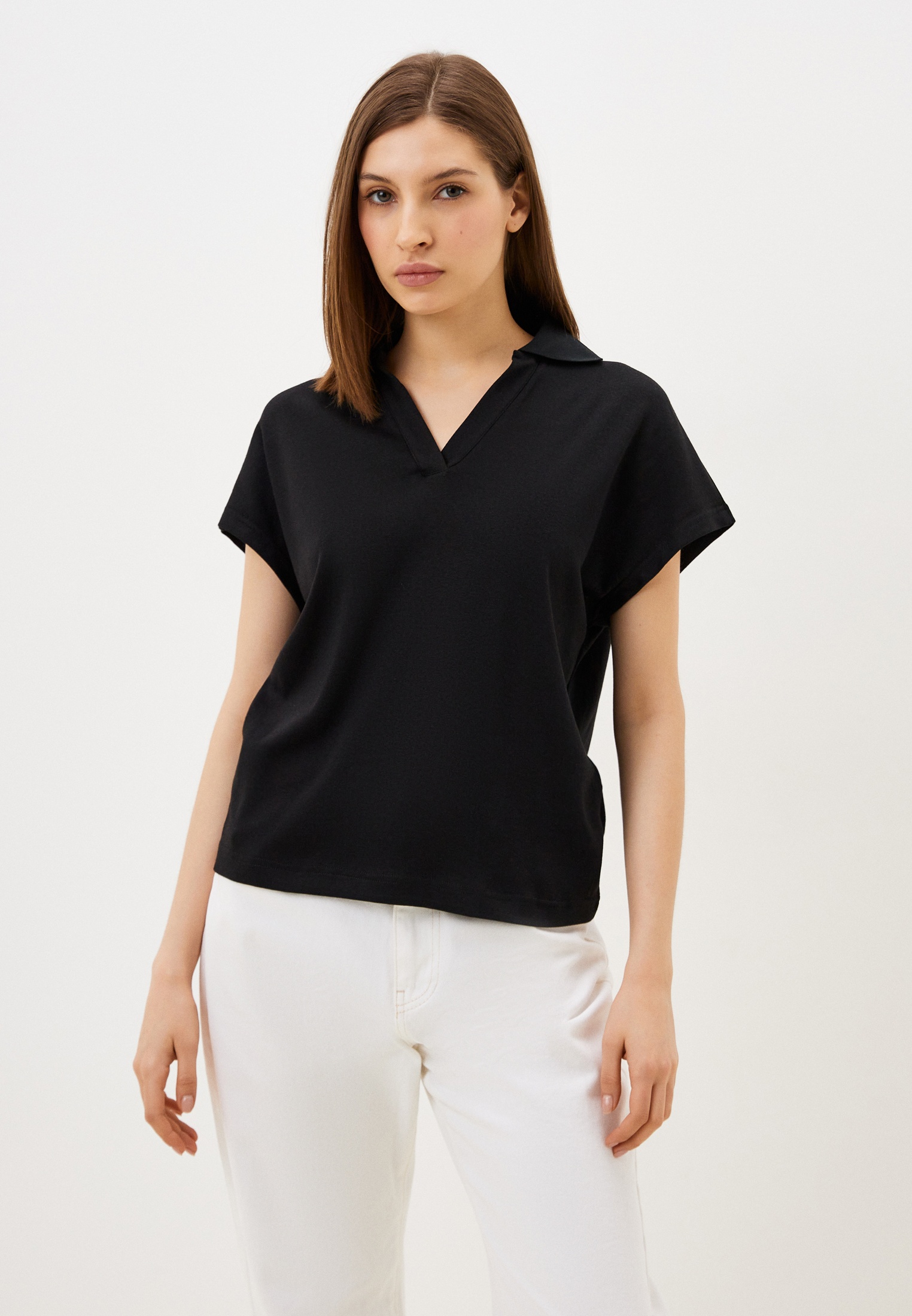 Женские поло Pelican DFTP6933/Черный/L(48)