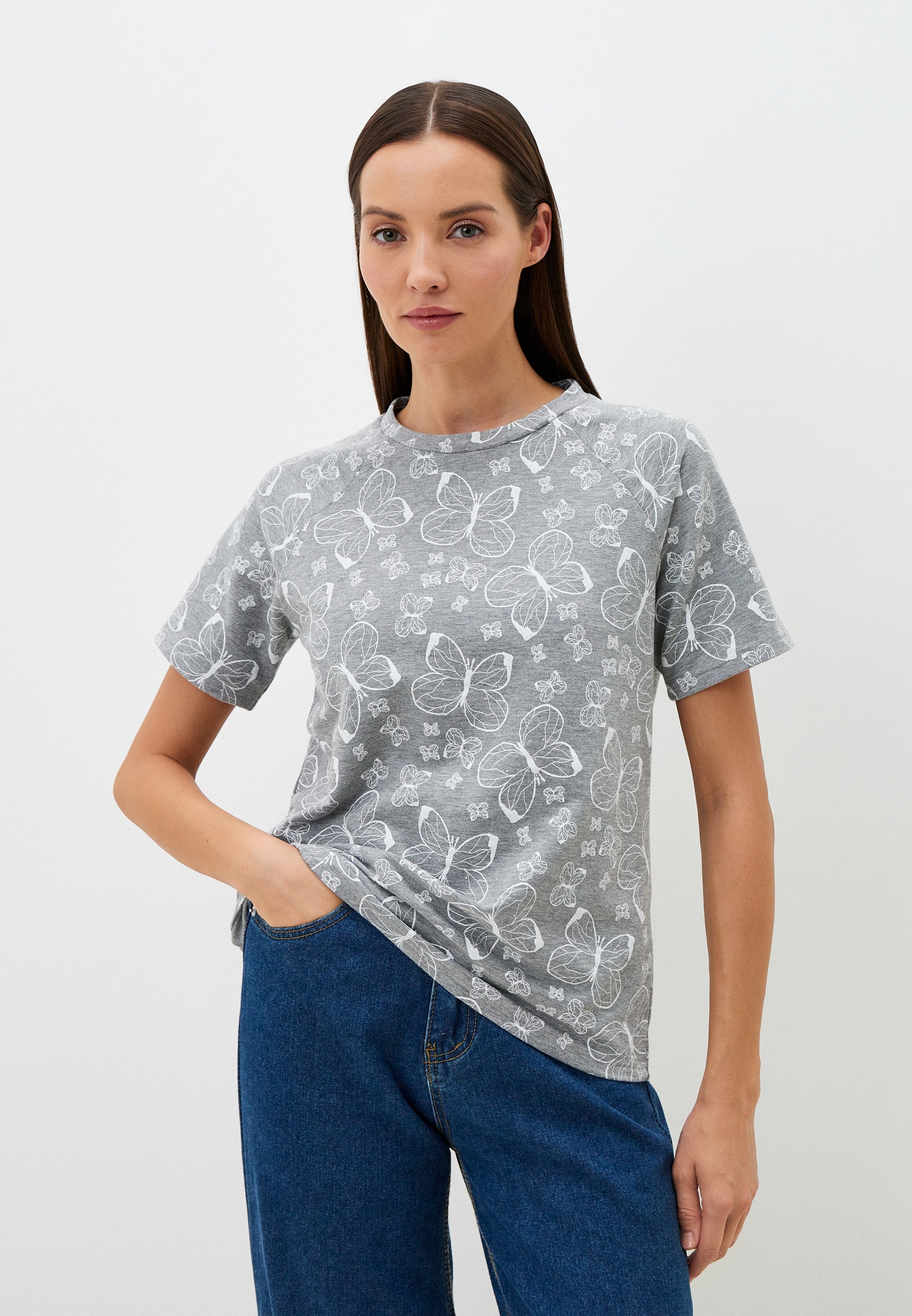 Футболка с коротким рукавом Vera Lapina 183111129