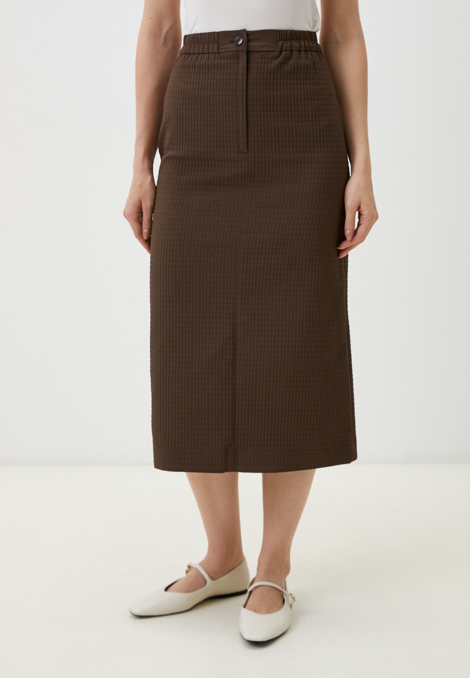 Юбка Dimma 2451-темно-коричневый