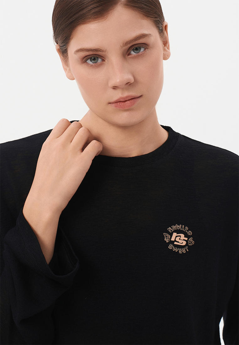 Футболка с длинным рукавом Nikasport W4SN44-BLK_M/L