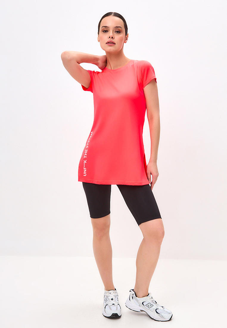 Футболка Fitbomb TN099/Розовый/2XL