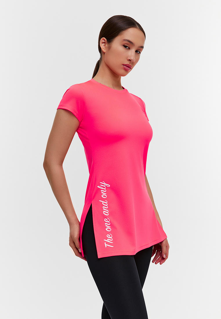 Футболка Fitbomb TN099/Розовый01/2XL