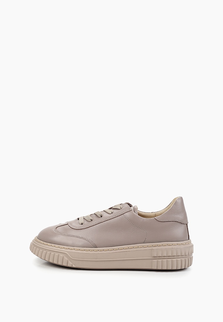 Женские кеды Mof-Berg Кроссовки 493098-3/кожа/ бежевый 35