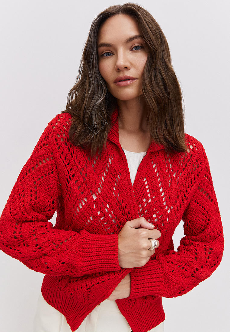 Кардиган 99Colorspace Риччи_джемпер/красный