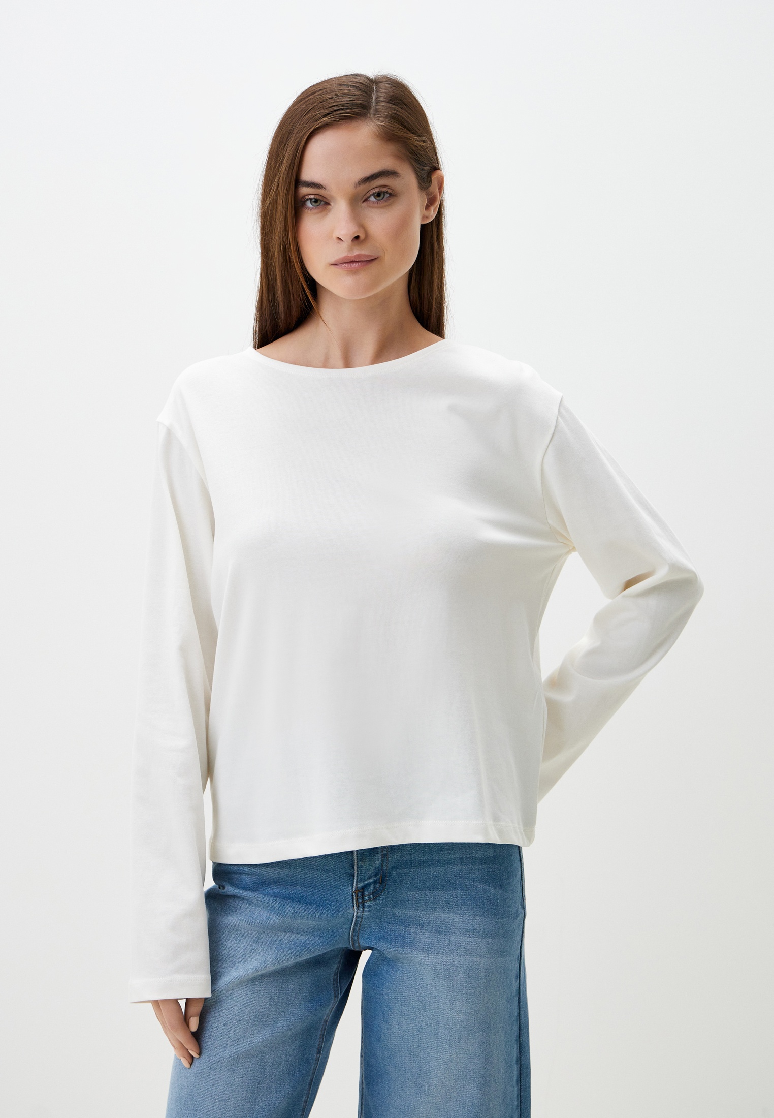 Футболка с длинным рукавом MARK FORMELLE 122768/24-30494Ц-0/св.молочный