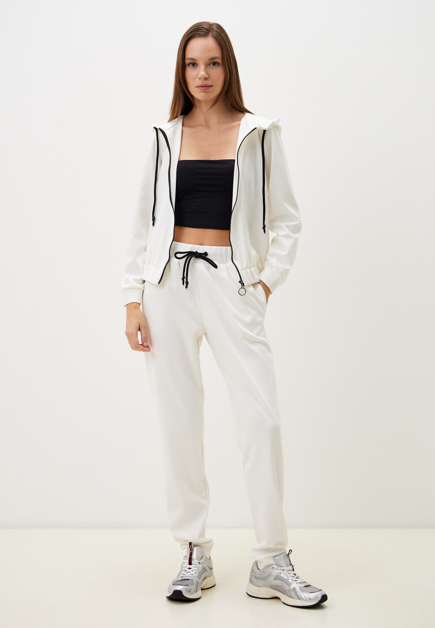 Спортивный костюм Malaeva ss-504-skurt/NEW-белый/S/M