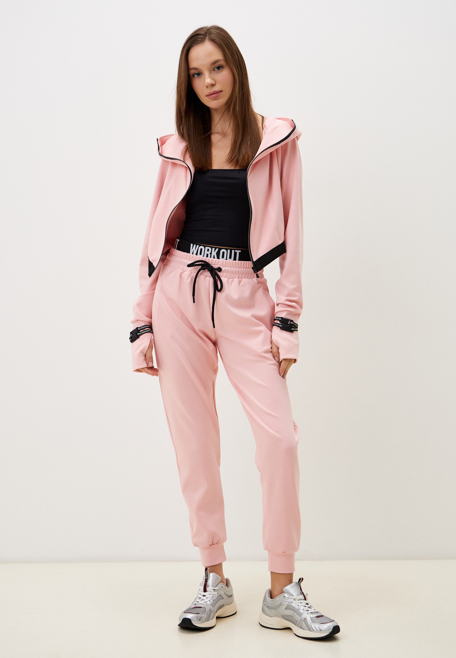 Спортивный костюм Malaeva Z-SS0011-L-M/NEW-бледно-розовый/M/L