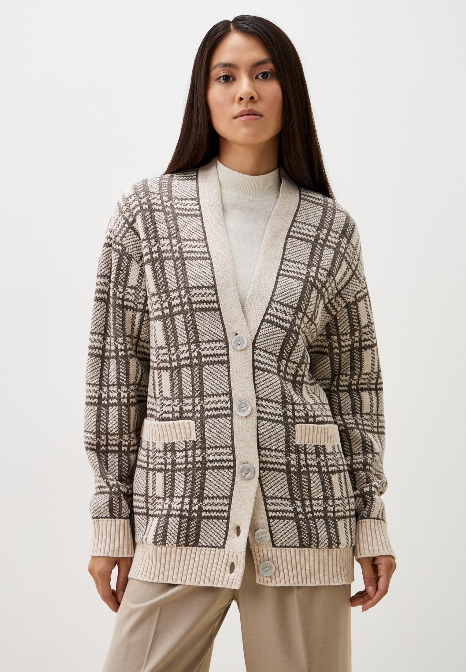 Кардиган Milanika Кардиган 1386Ч кофейный