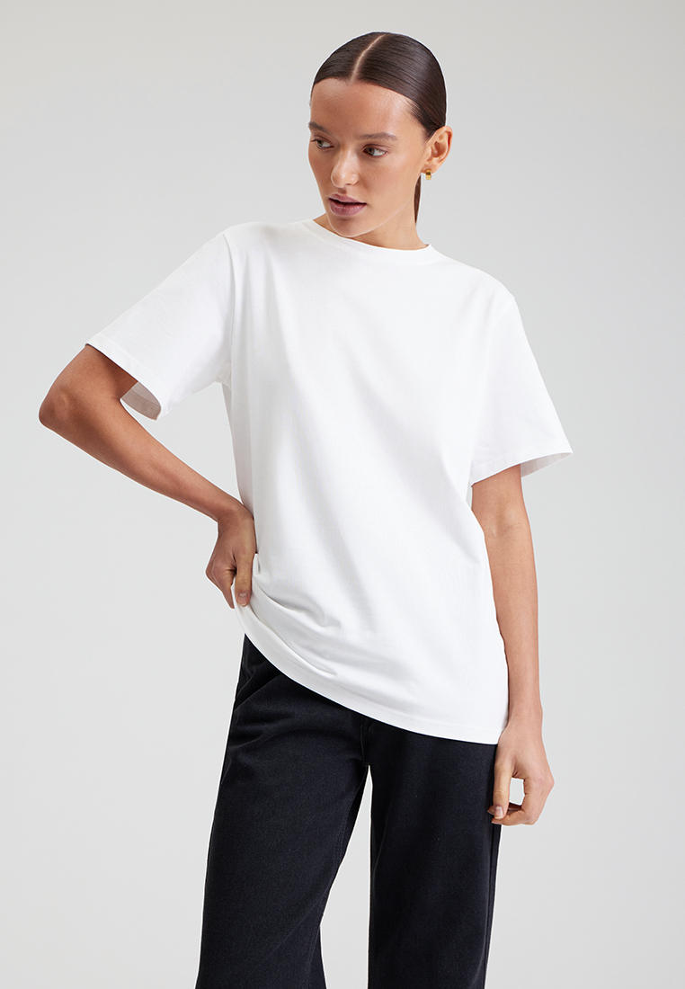 Футболка с коротким рукавом To Be Blossom 131210-White-L