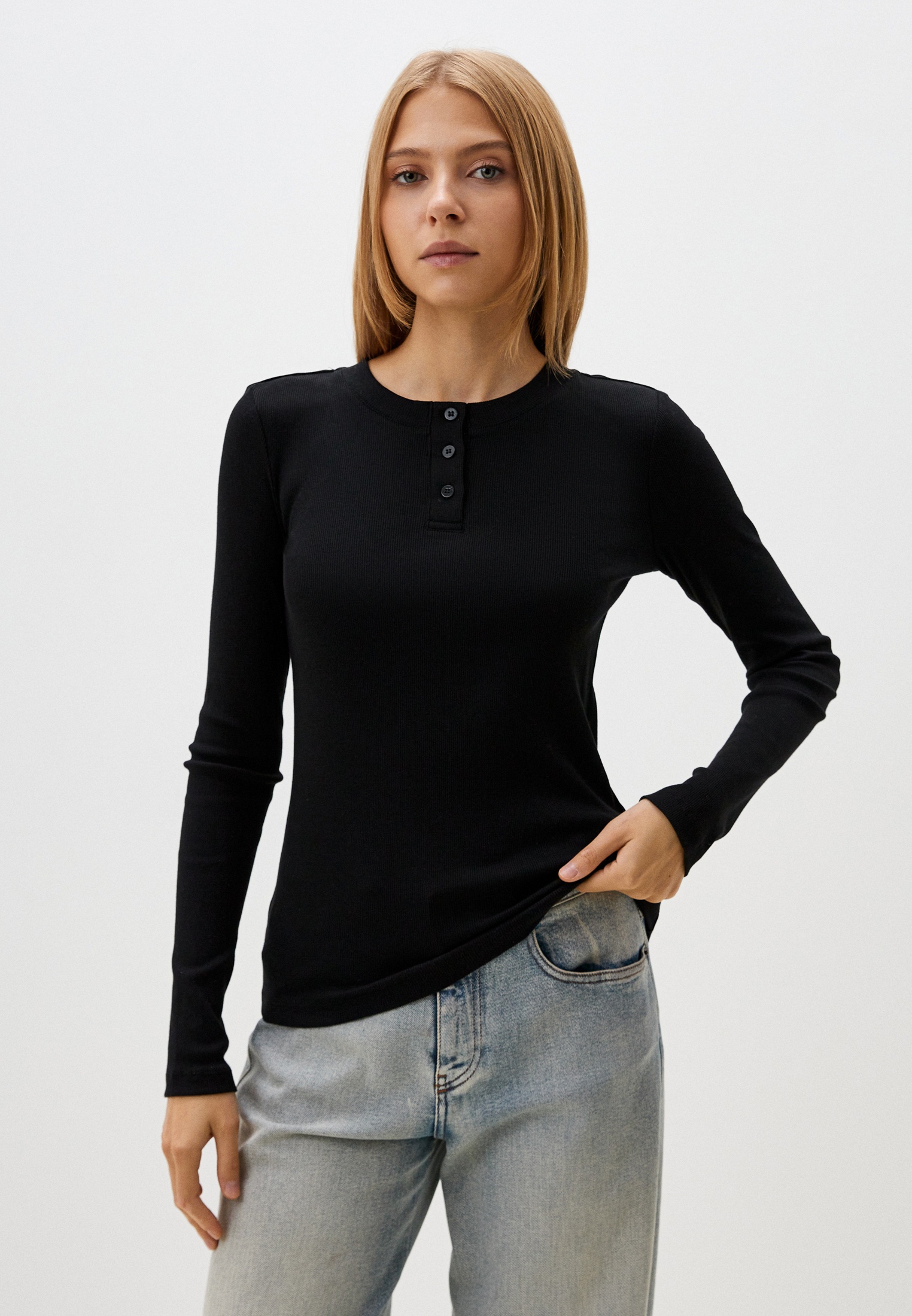 Футболка с длинным рукавом Baon (Баон) B2124506-BLACK
