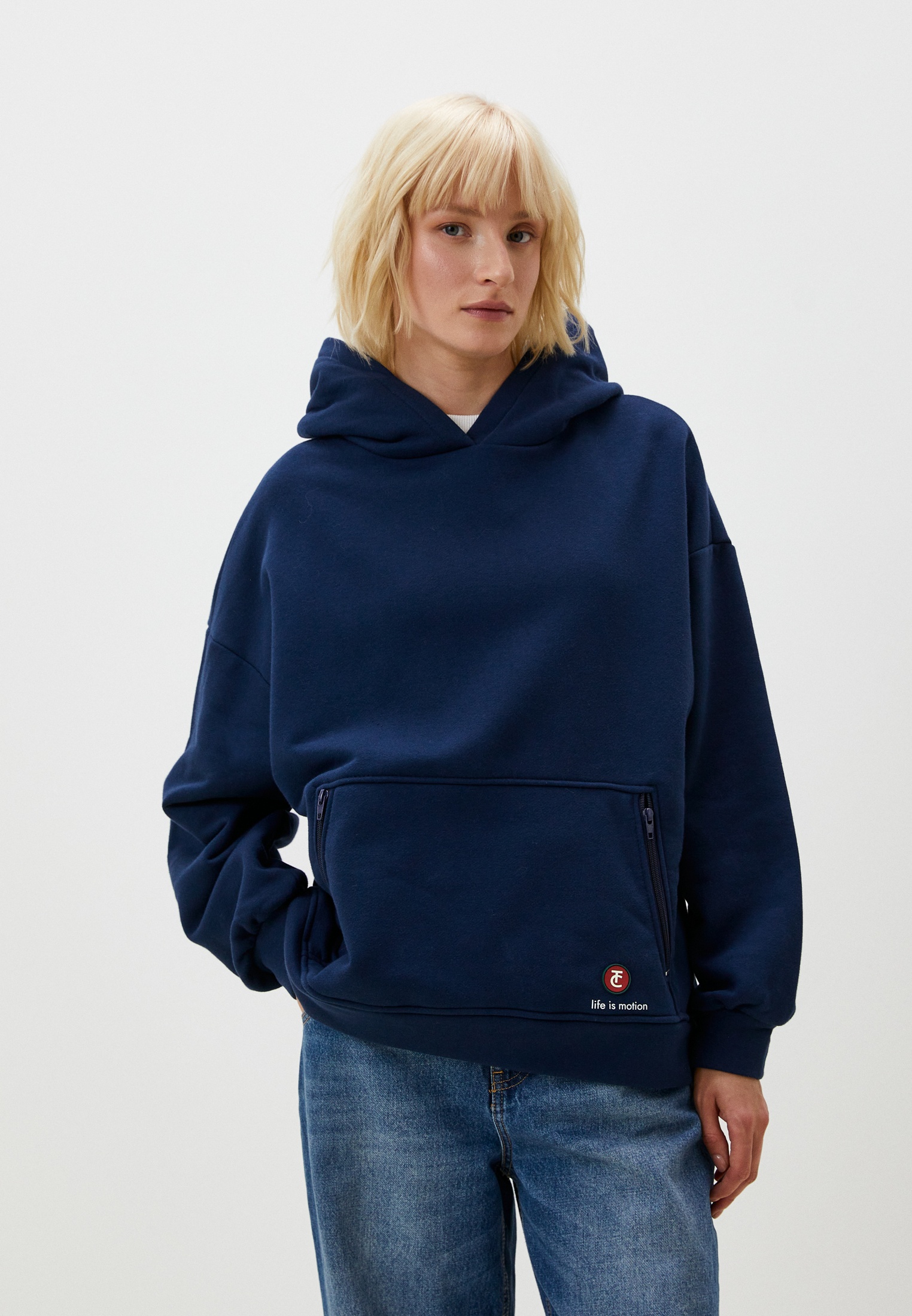 Женские худи Tagclo AW23WS_2_синий_M