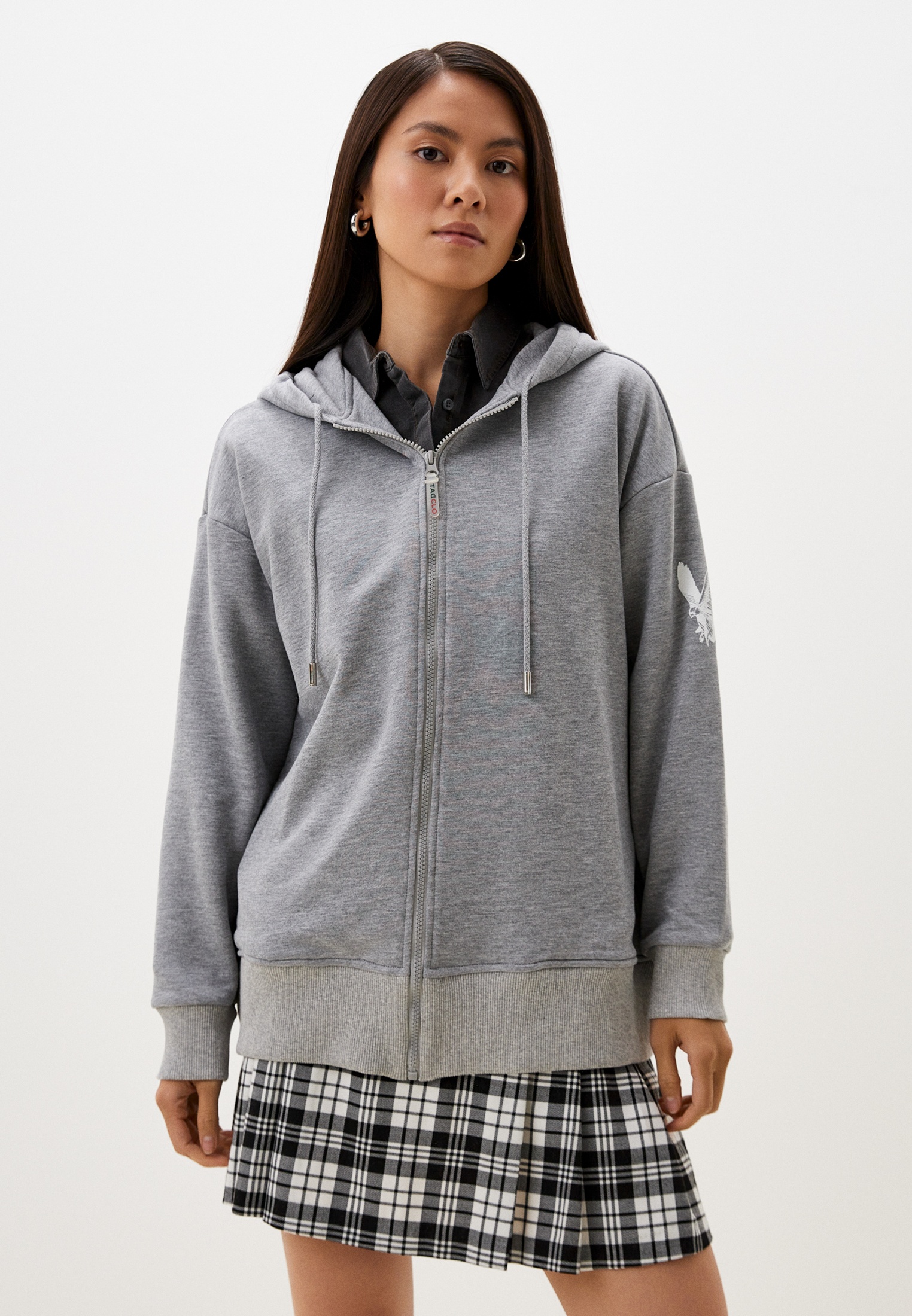 Толстовка Tagclo AW22WS_1_серый_L