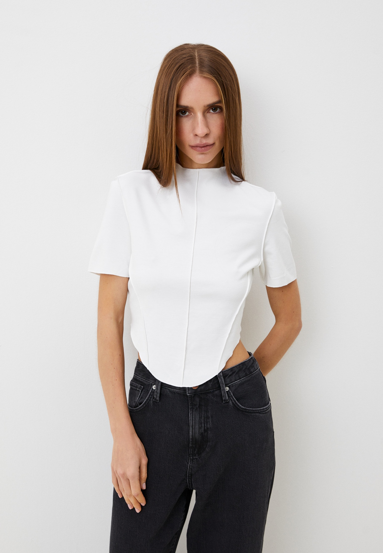 Футболка с коротким рукавом Sodamoda 18650 Топ-Футболка Белый (теплый оттенок) L