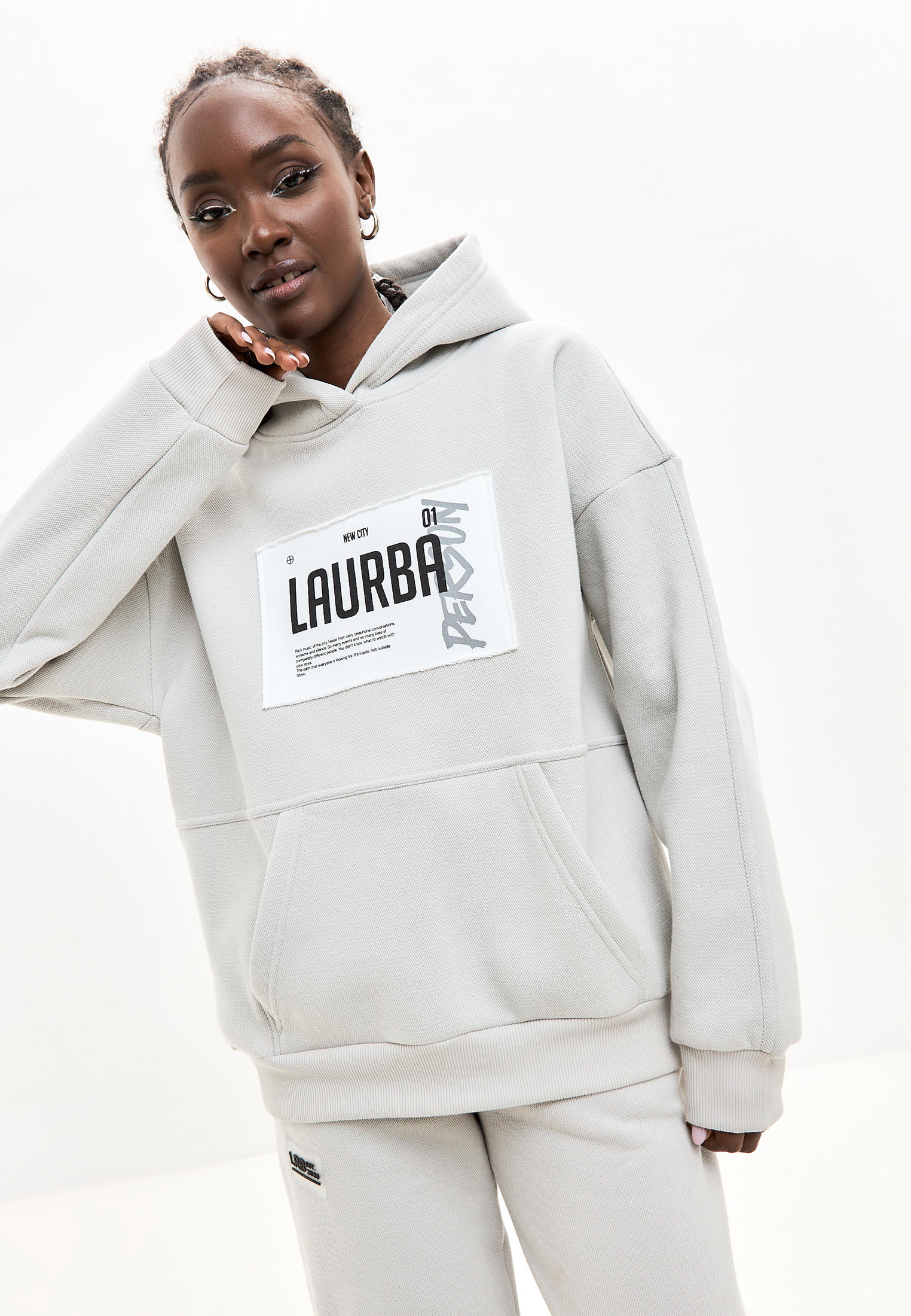 Женские худи La Urba Person LG-124-LXL