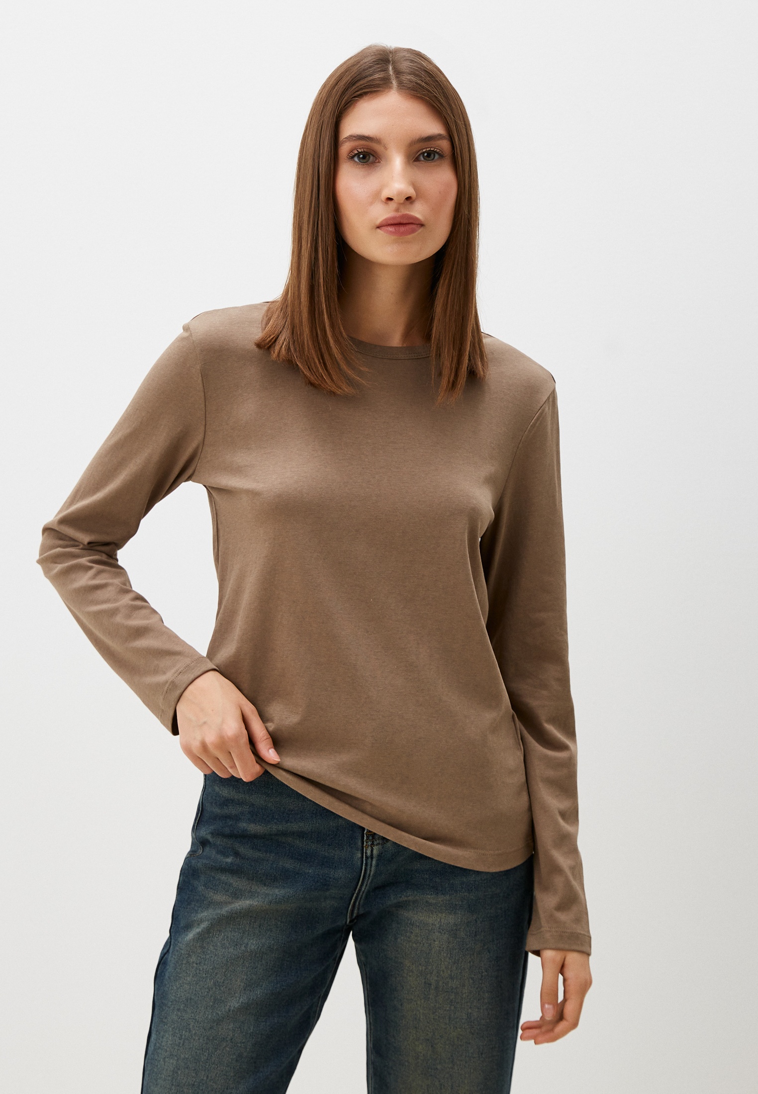Футболка с длинным рукавом Baon (Баон) B2124504-SOFT CARIBOU