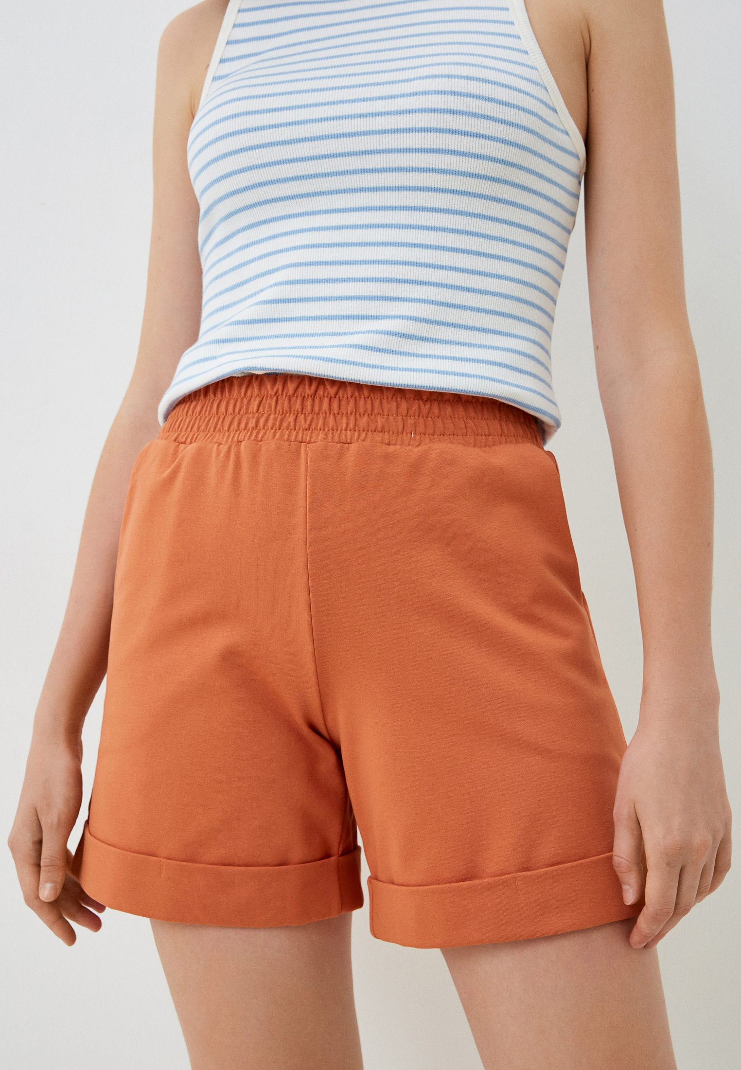 Женские шорты Агапэ 1019-кирпичный