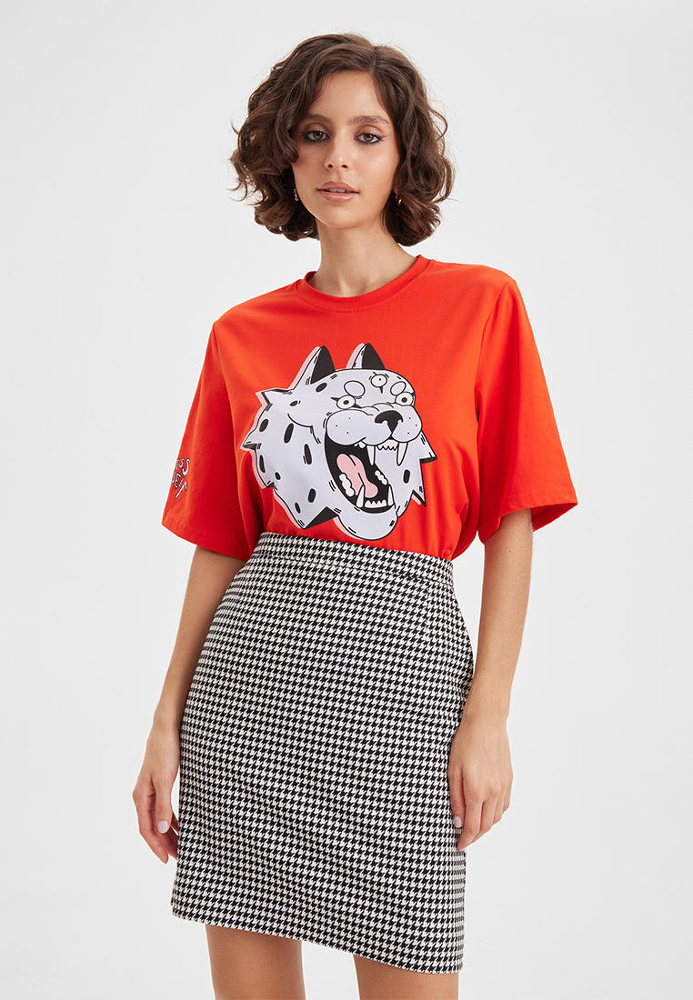 Футболка с коротким рукавом BRMSK ФЖ-В0057-оранжевый