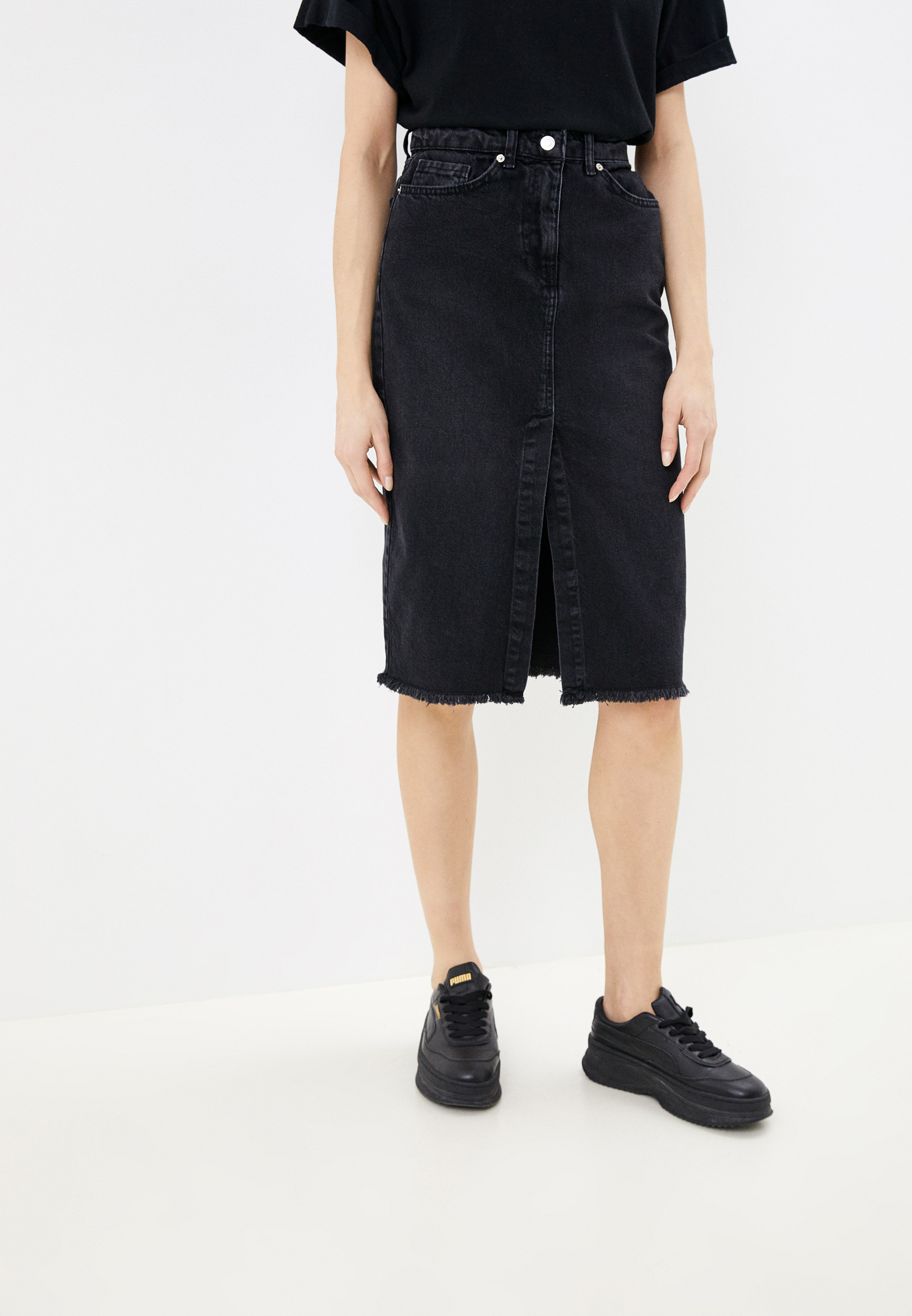 Юбка Valoris Юбка м12  (42, черный)