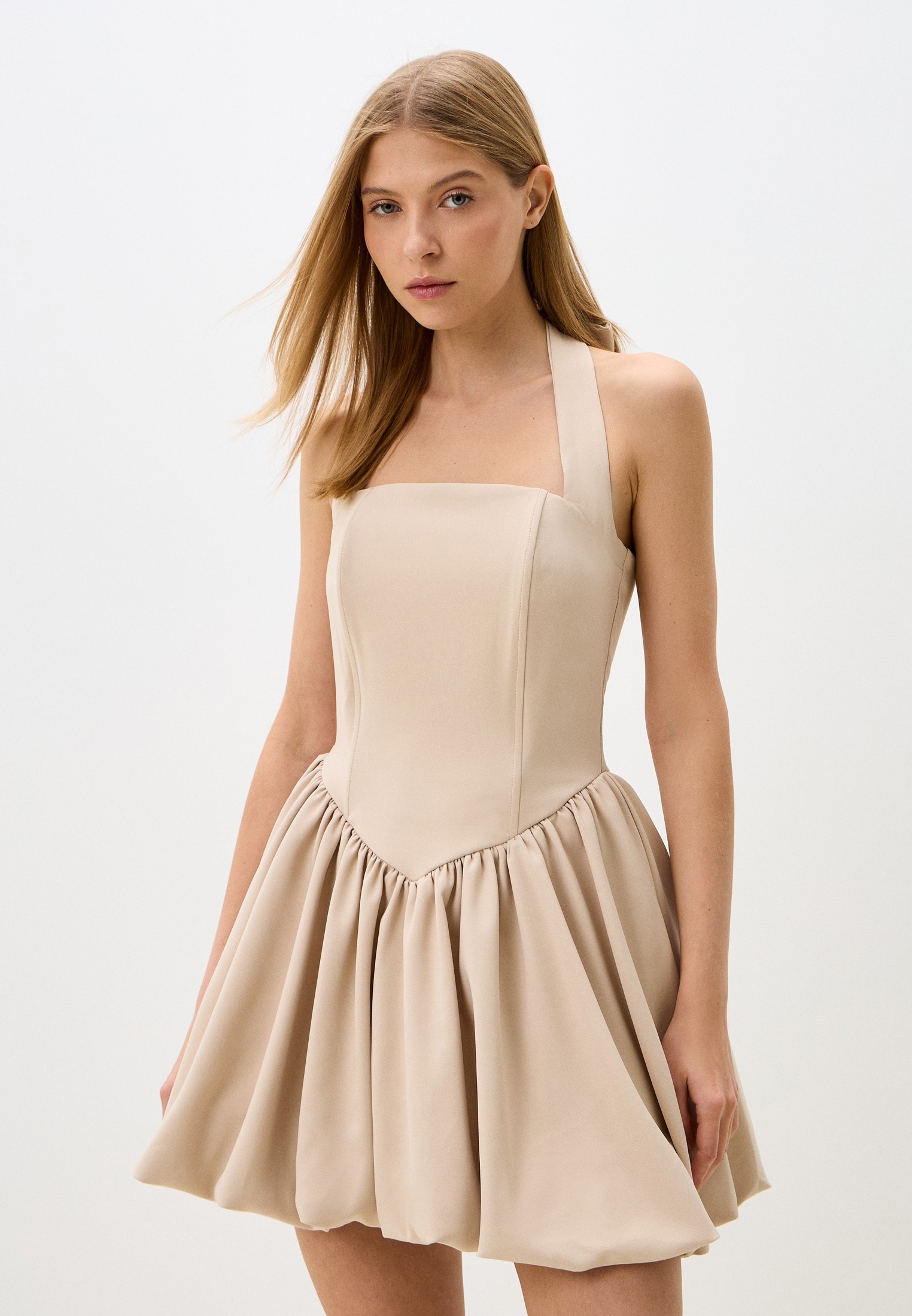 Вечернее / коктейльное платье Yen PLA-010 BEIGE