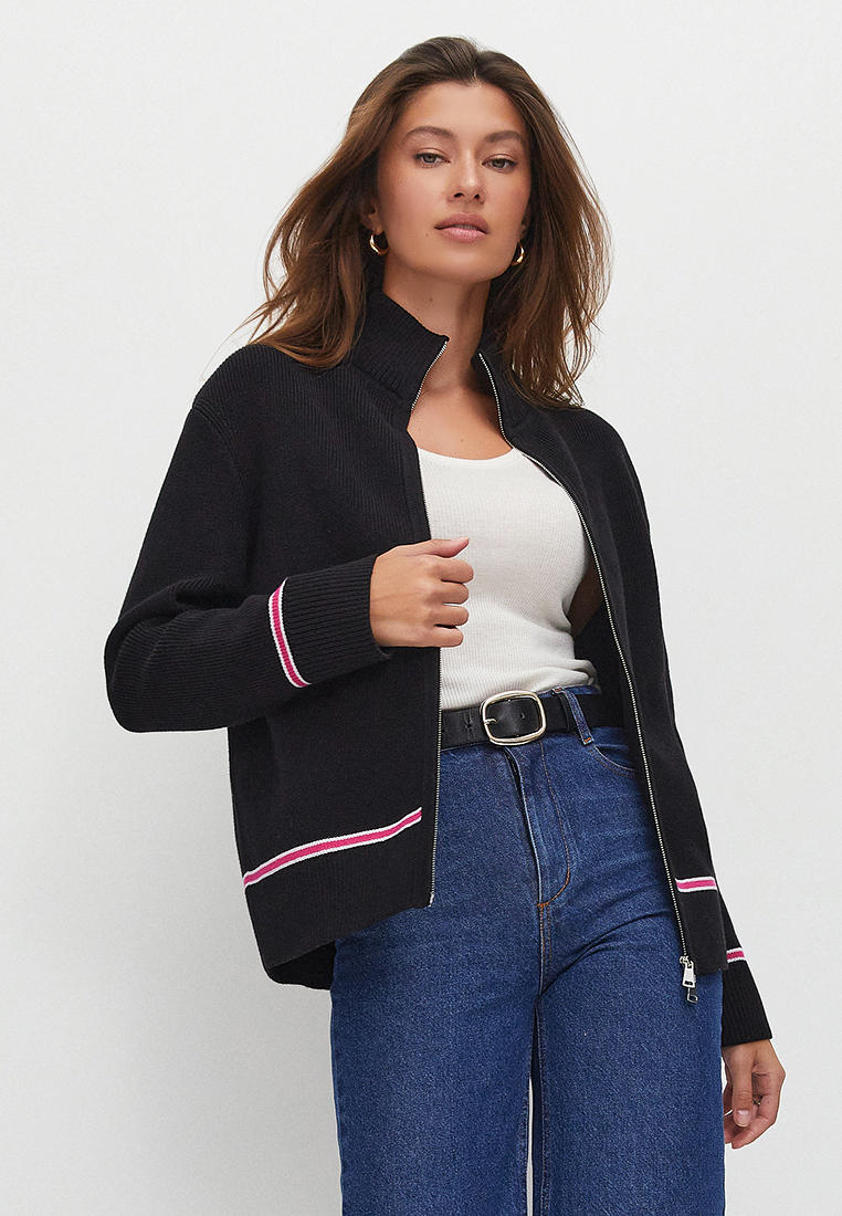 Кардиган 99Colorspace Бельгия_джемпер/черный