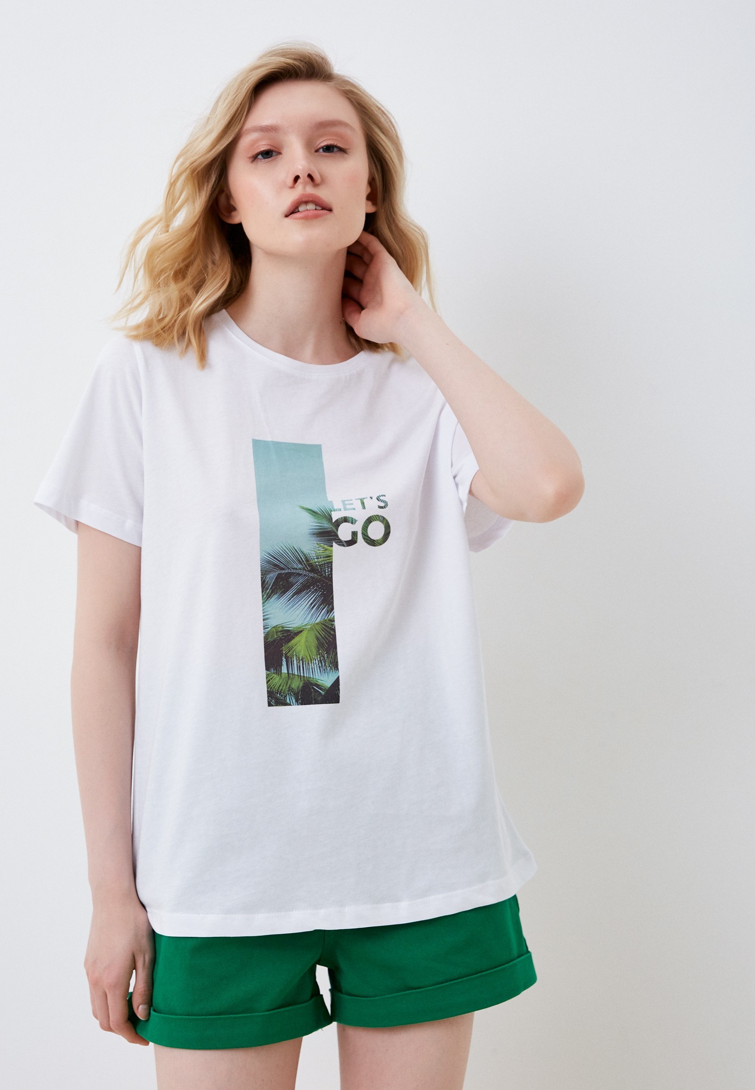 Футболка с коротким рукавом Vitacci (Витачи) EF010-02_белый_XS