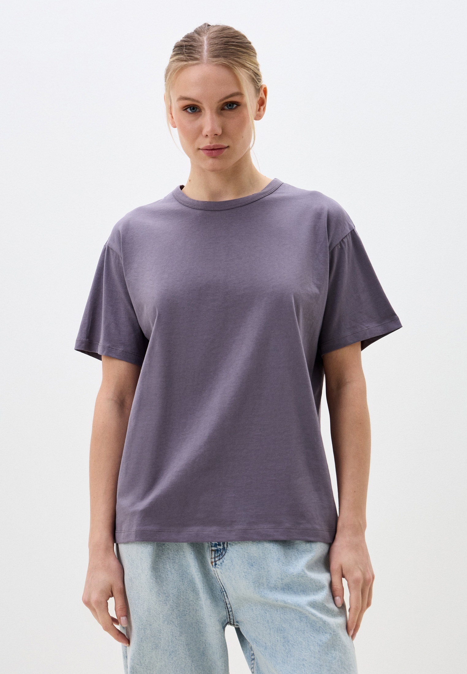 Футболка с коротким рукавом MARK FORMELLE 112934/24-32121Ц-0/олово