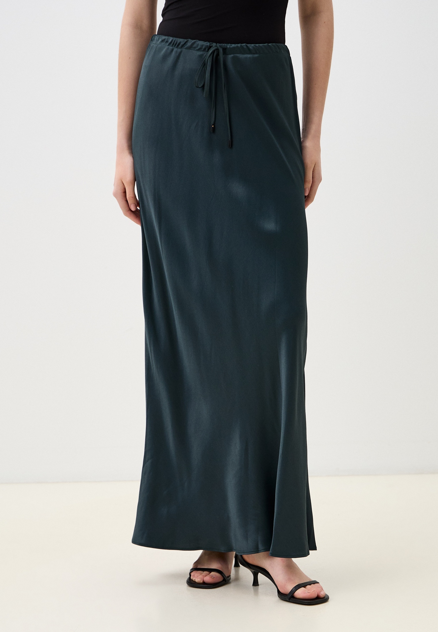 Широкая юбка Luisa Wang LWWL-035004-темно-зеленый