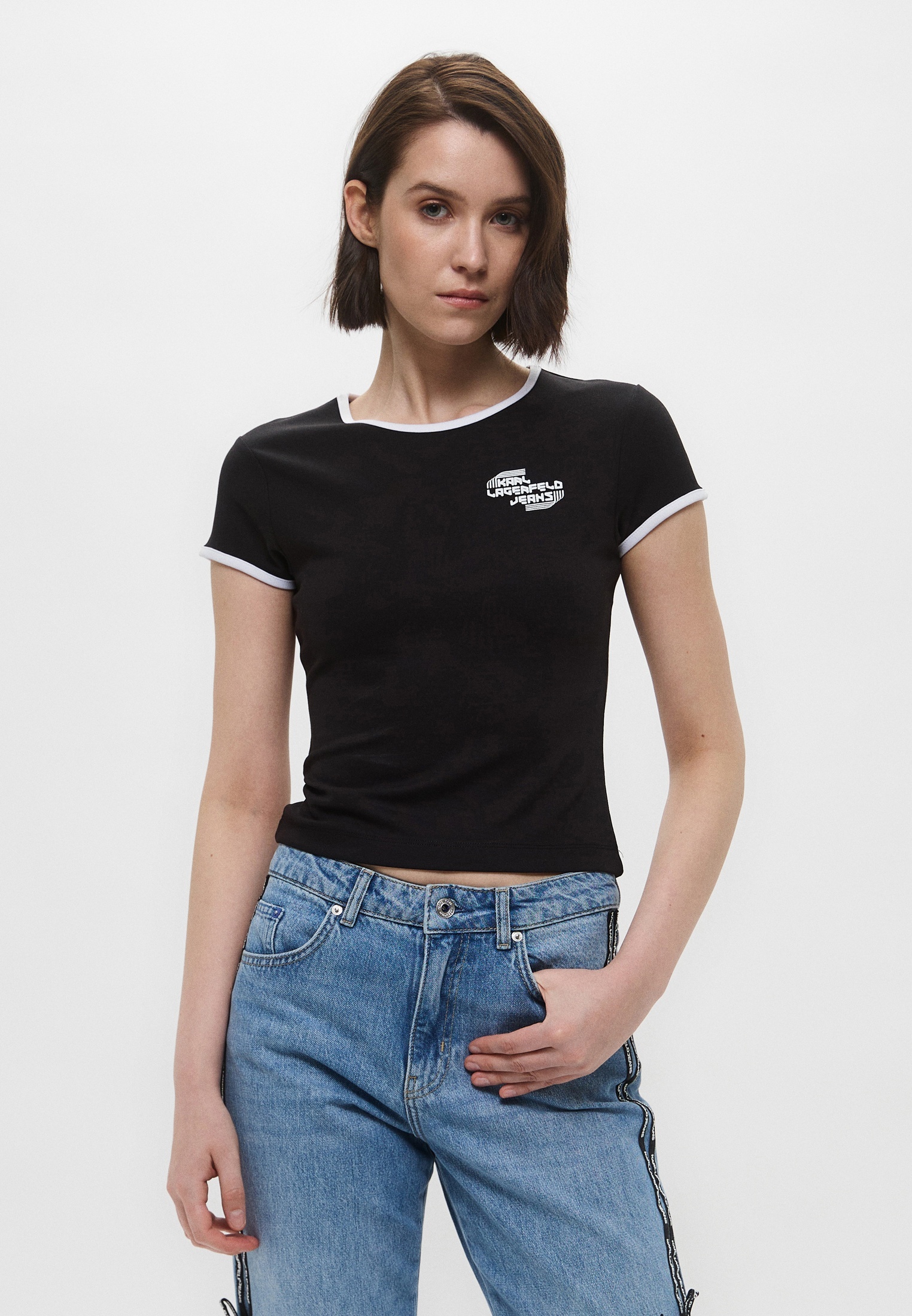 Футболка с коротким рукавом Karl Lagerfeld Jeans A2W17098_999