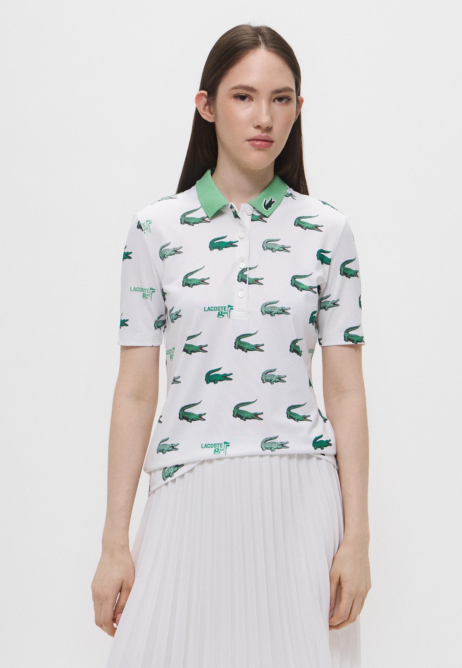 Женские поло Lacoste (Лакост) PF48432P0