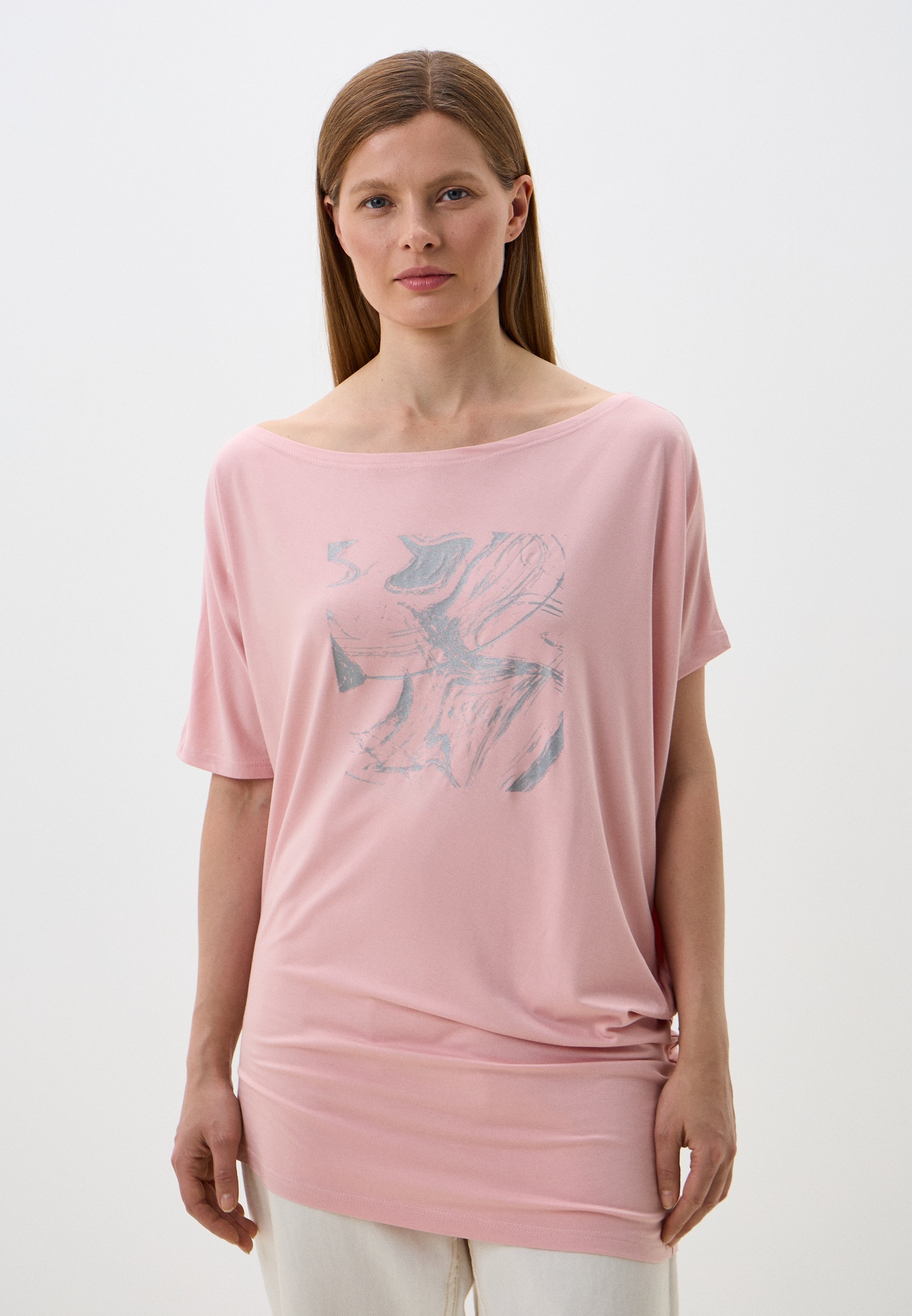 Футболка с коротким рукавом D.S 3352-королевский розовый