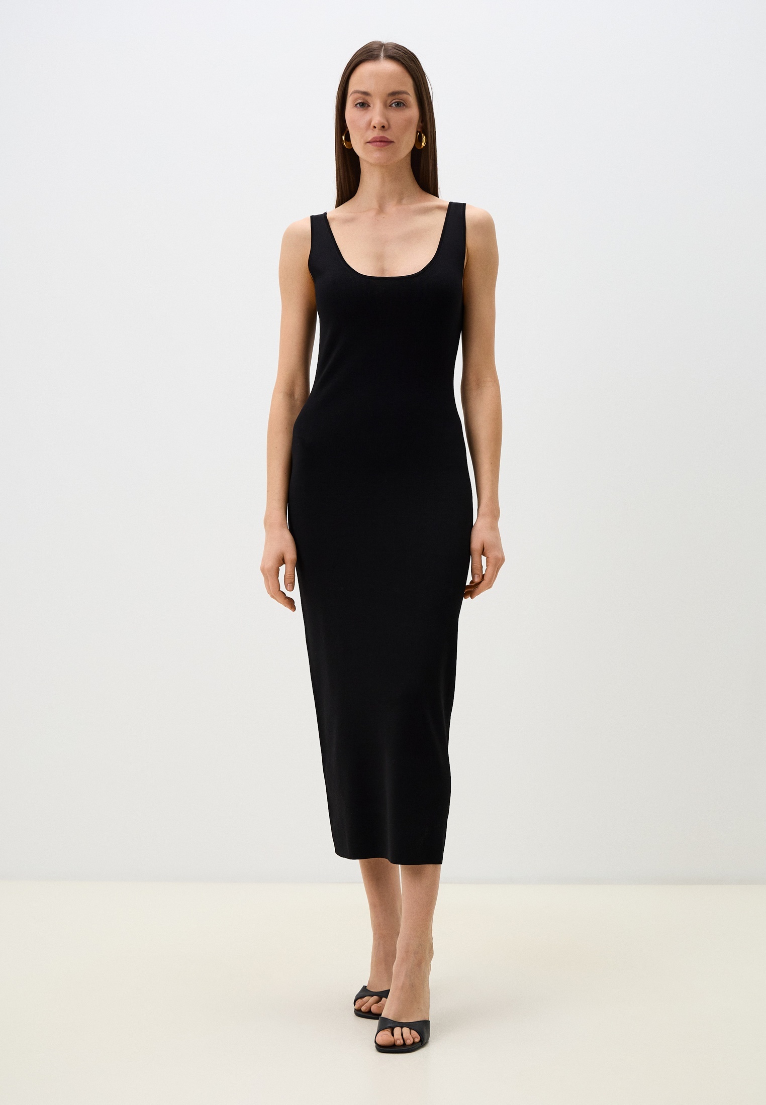 Вязаное платье Luisa Wang LWWL-785004-черный