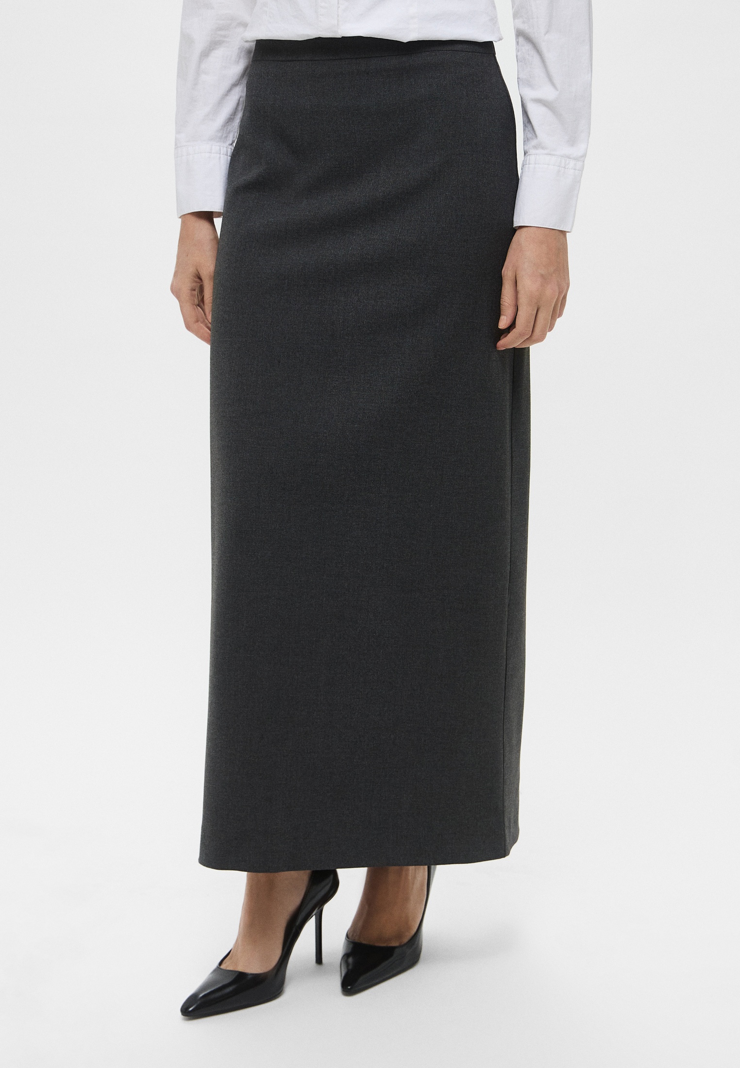 Прямая юбка BNPRT юбка-базовая-миди-сермеланж