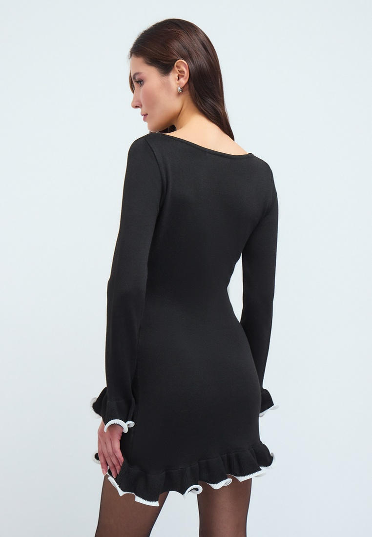 Вязаное платье Vittoria Vicci 2-24-2-0-0-242-черный-S