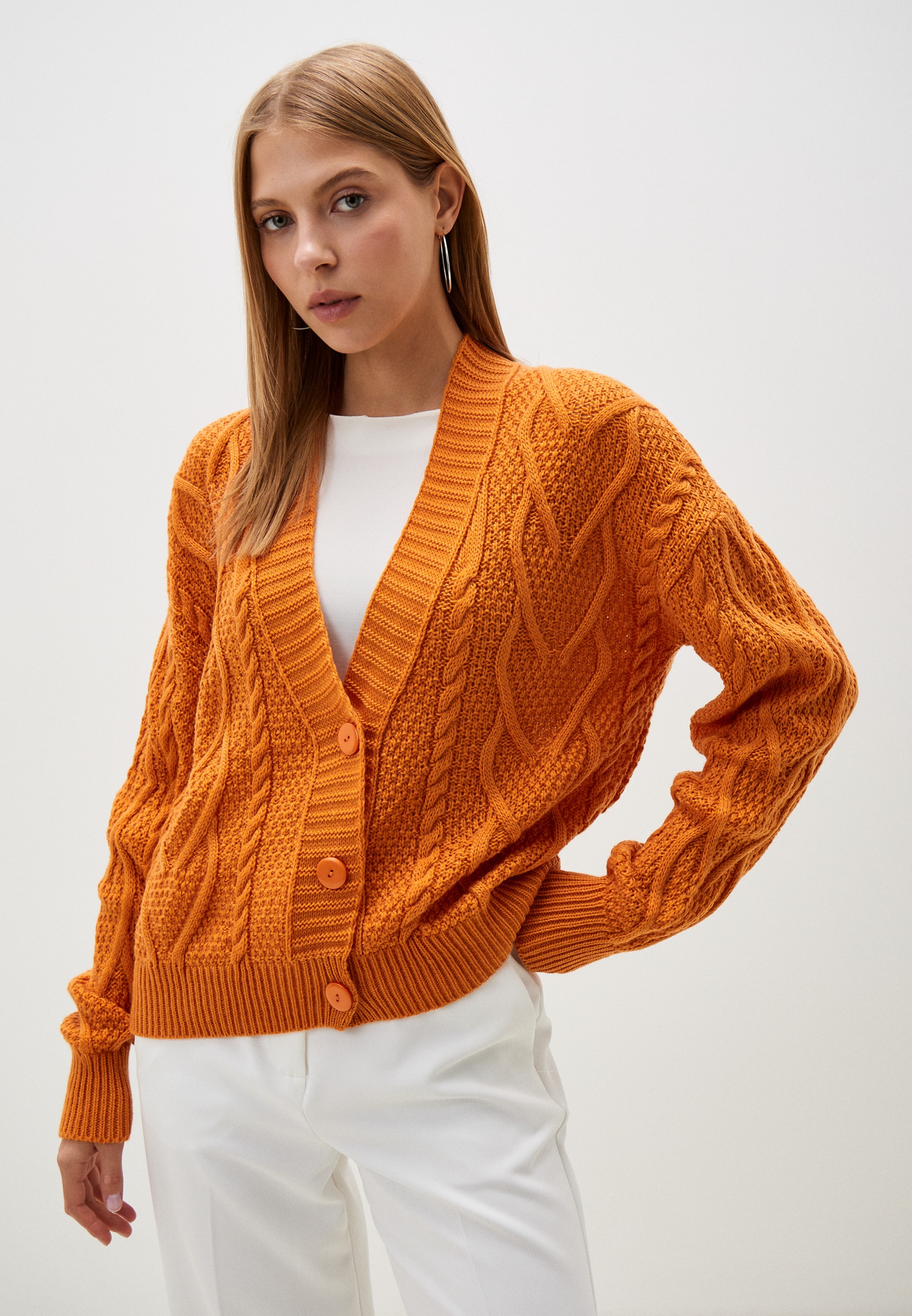 Кардиган Milanika Кардиган 1387Ч оранжевый