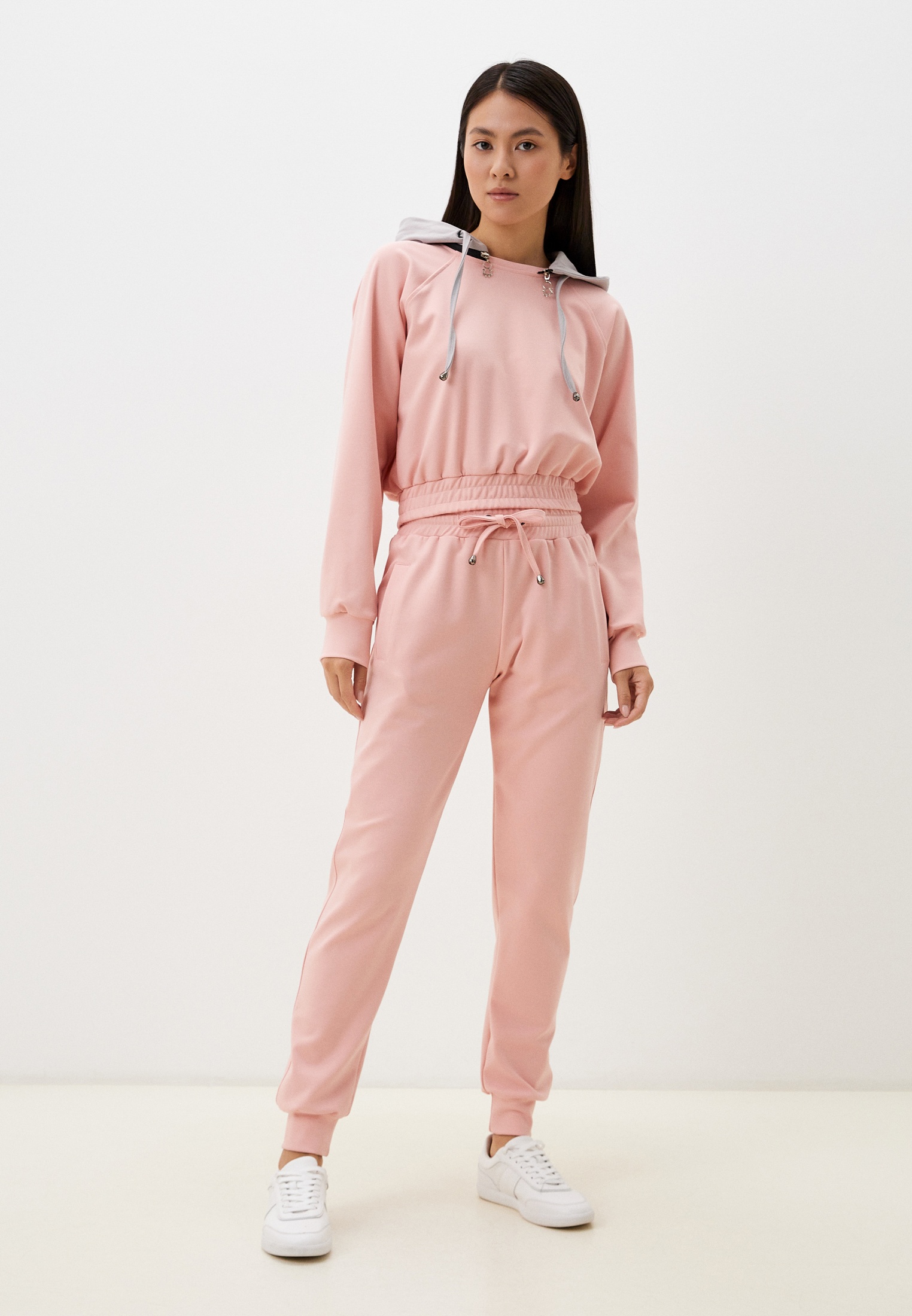 Спортивный костюм Malaeva S225005/JUNE-бледно-розовый-с/с/M/L