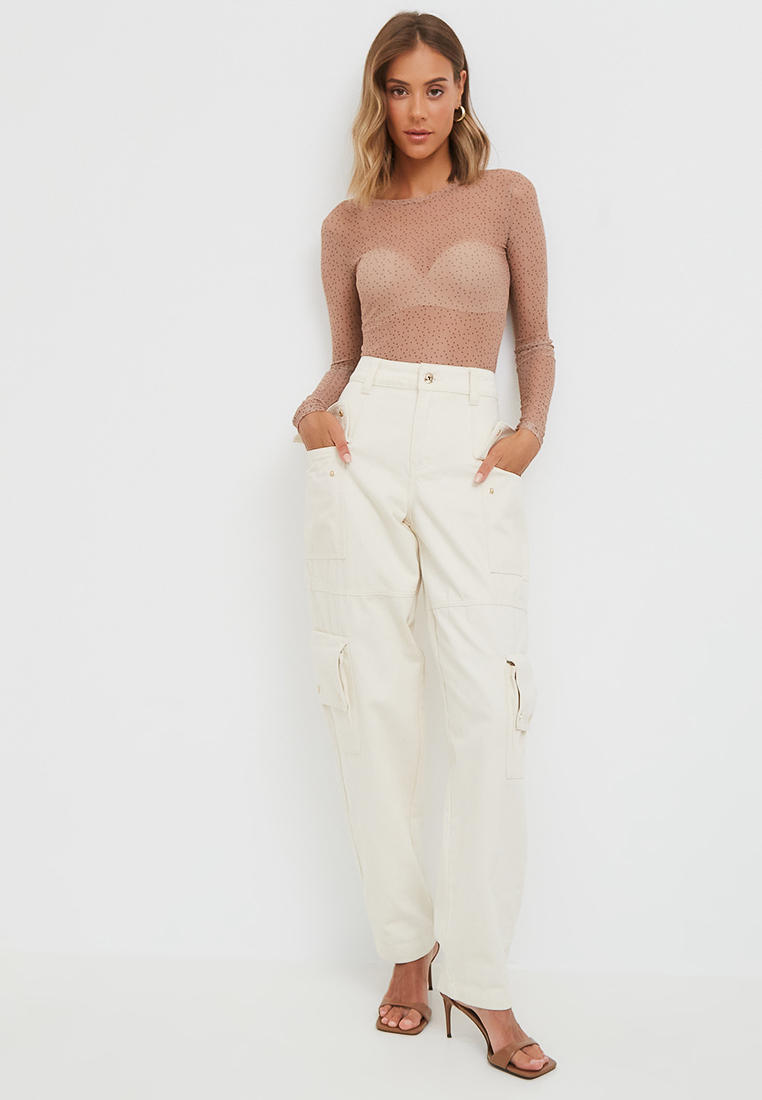 Футболка с длинным рукавом Moontrees Long2/beigepeas-M