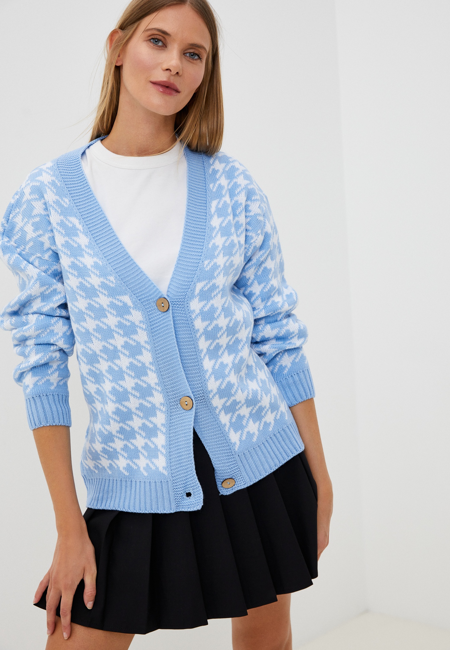 Кардиган Original Siberia KP1258-голубой