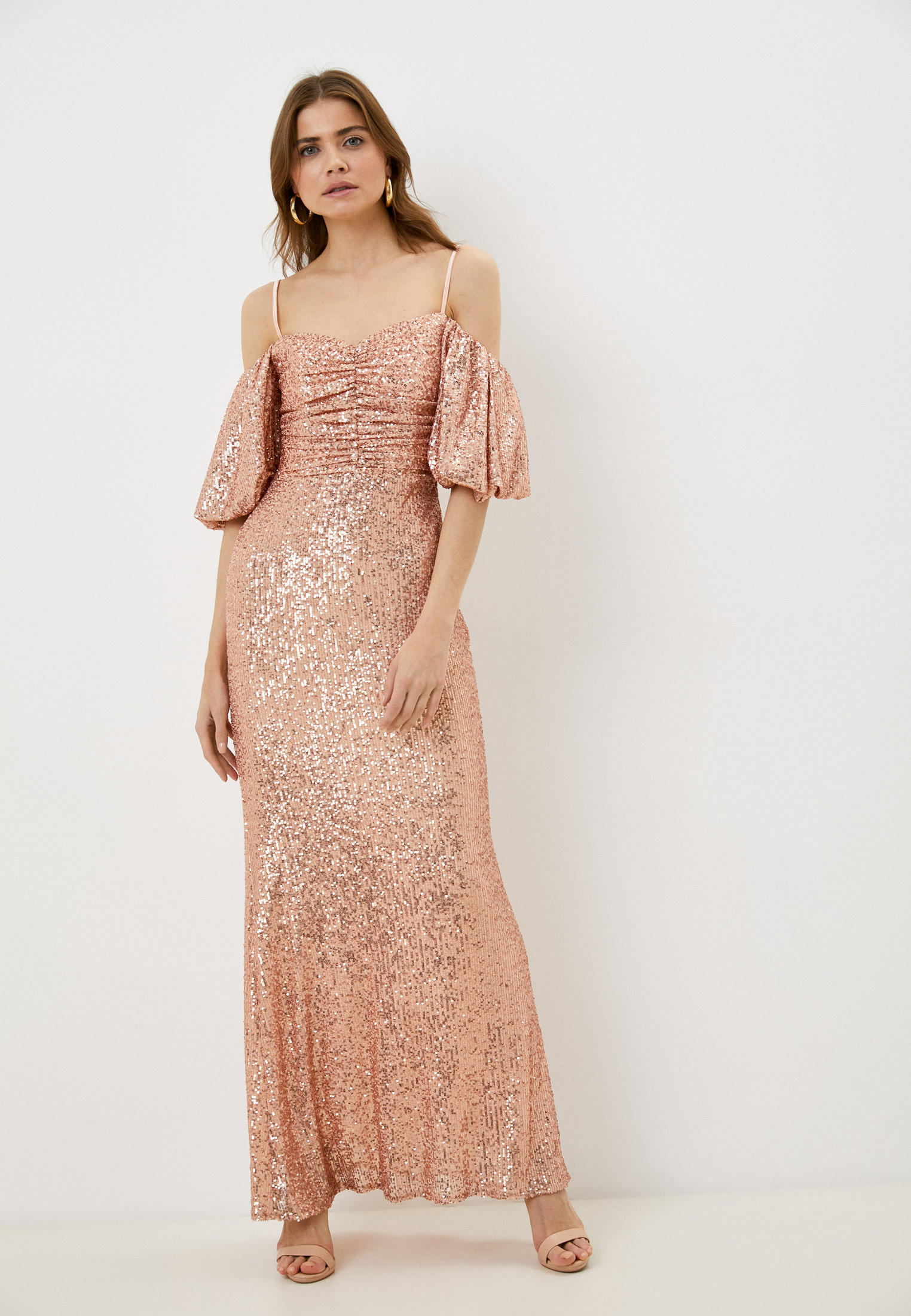 Вечернее / коктейльное платье Joymiss N/56345/JOY/платье-золото-36