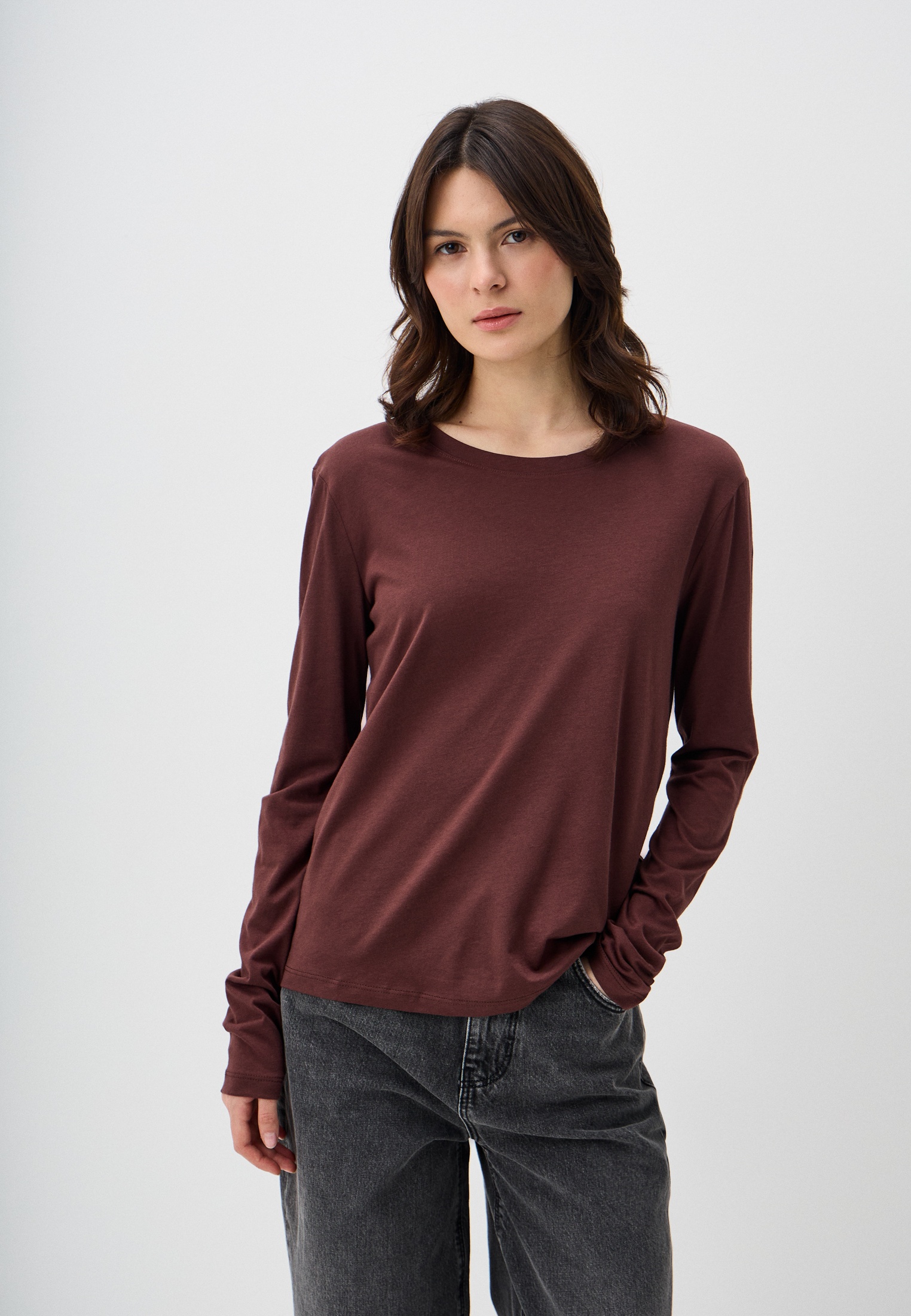 Футболка с длинным рукавом Sisley 25P_3QU4L102Y_0F8