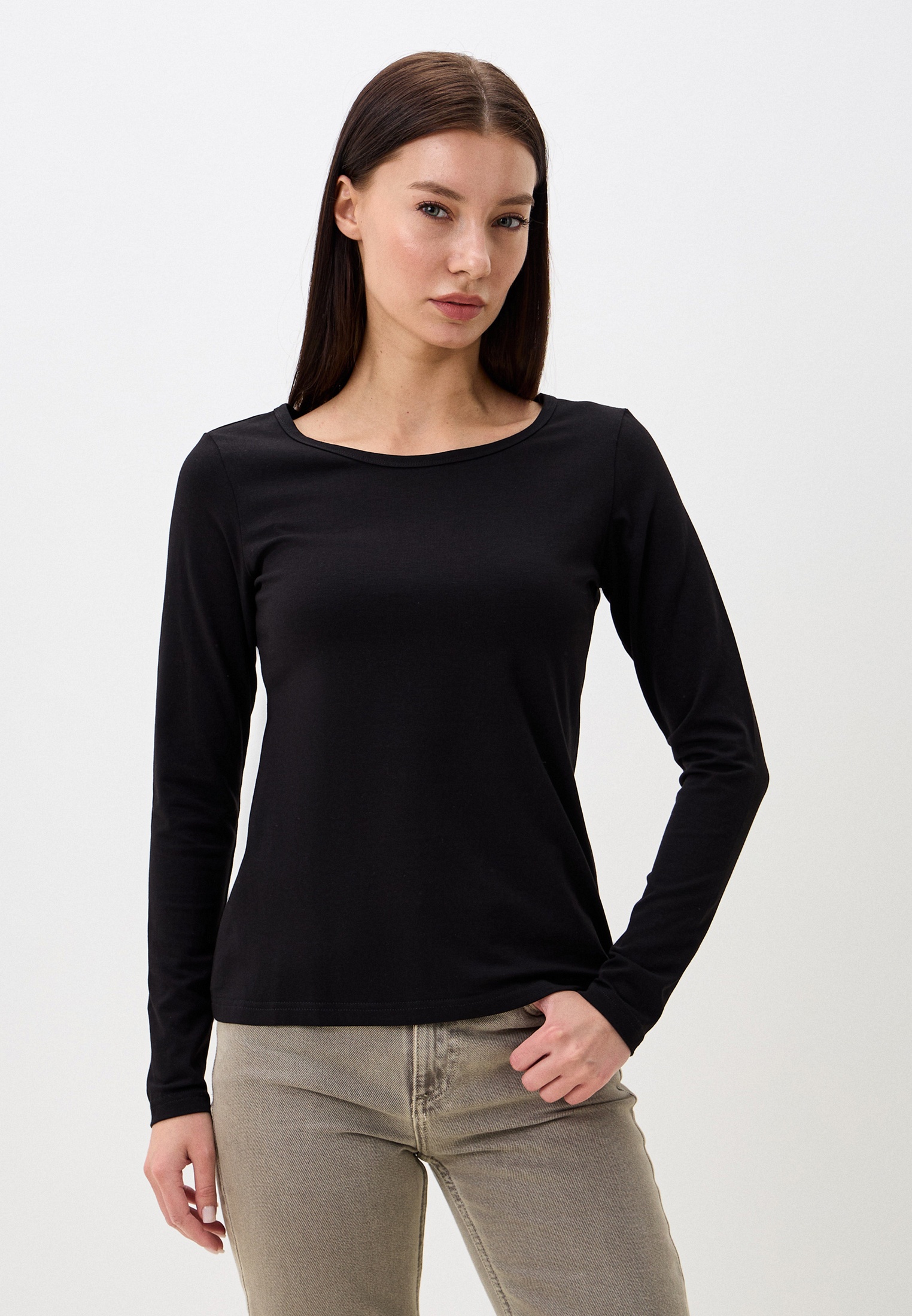 Футболка с длинным рукавом Sevenseventeen AW19-17 черный